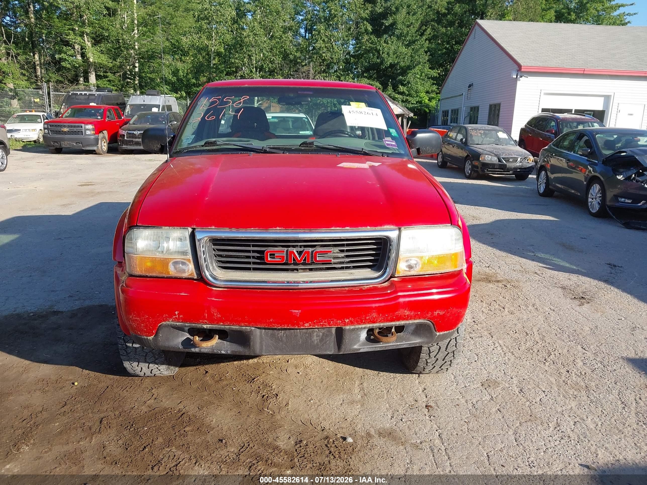 2003 Gmc Sonoma Sls Красный vin: 1GTCT19XX38164243