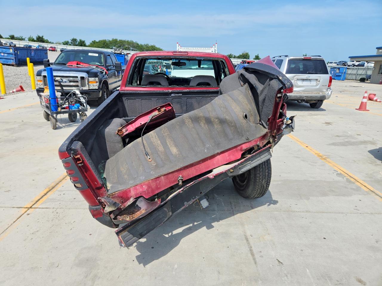 1995 Gmc Sonoma Красный vin: 1GTCT19Z3S8525635
