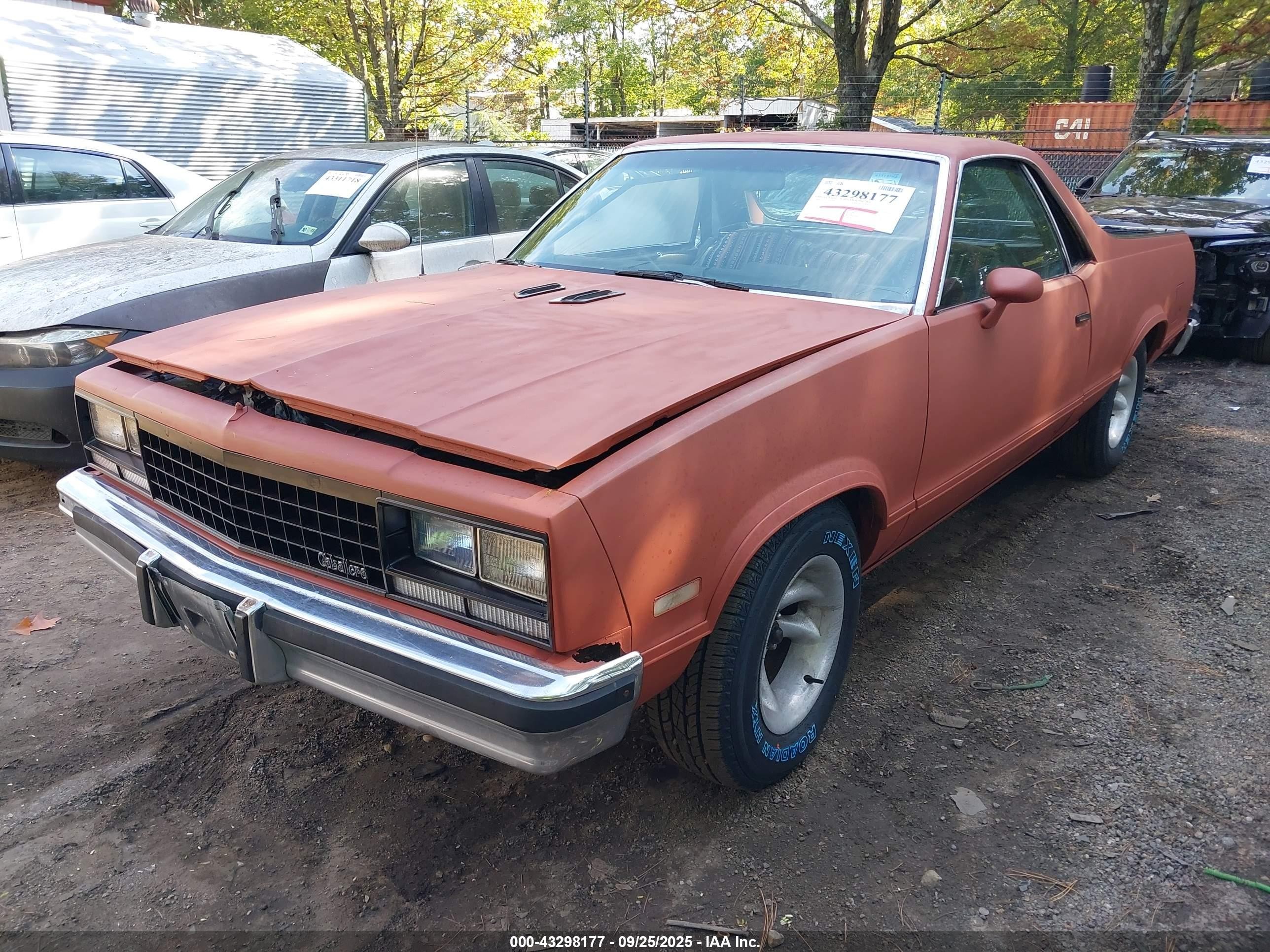 1984 Gmc Caballero   Red vin: 1GTCW80H0ER502106