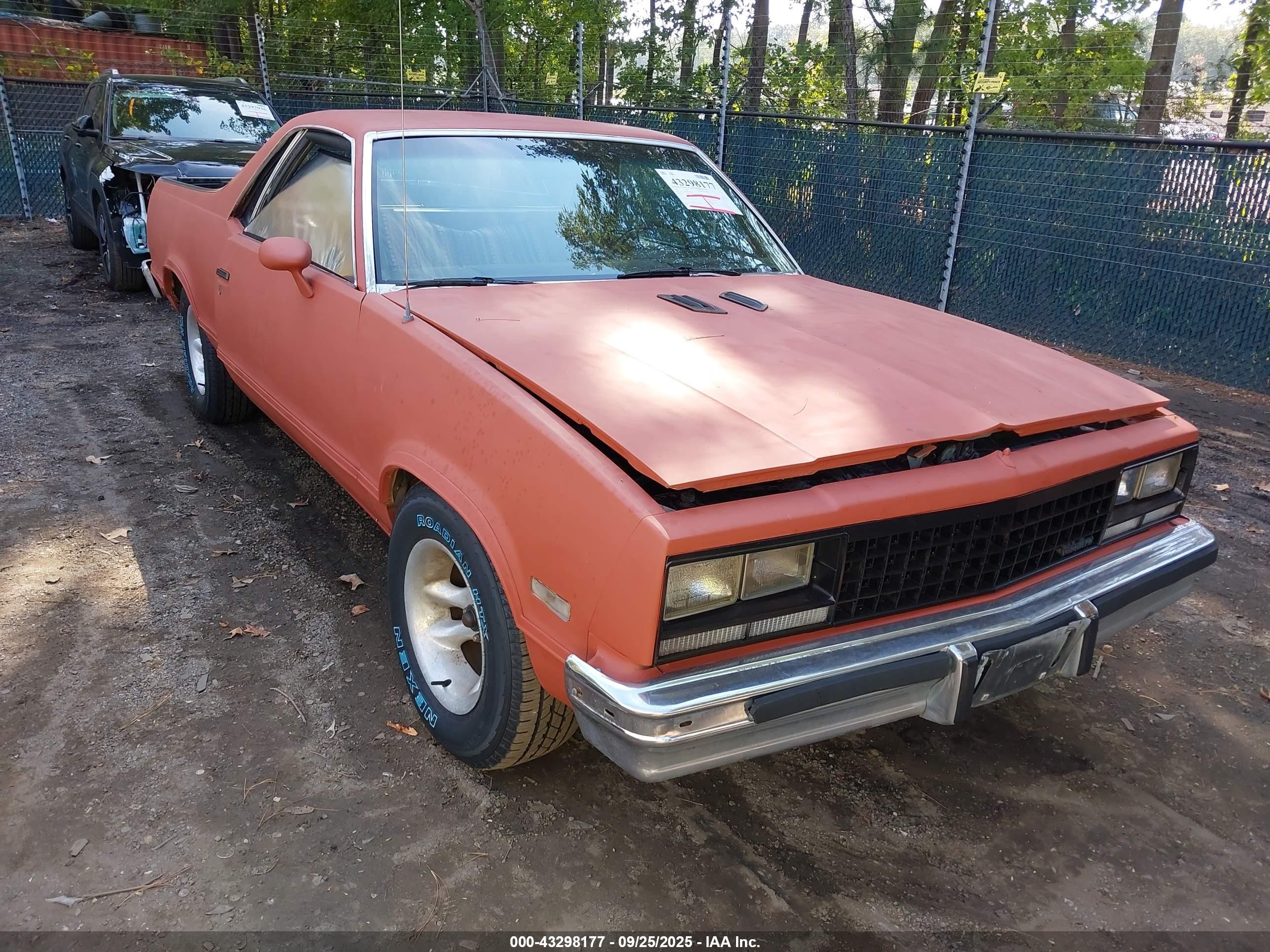 1984 Gmc Caballero   Red vin: 1GTCW80H0ER502106