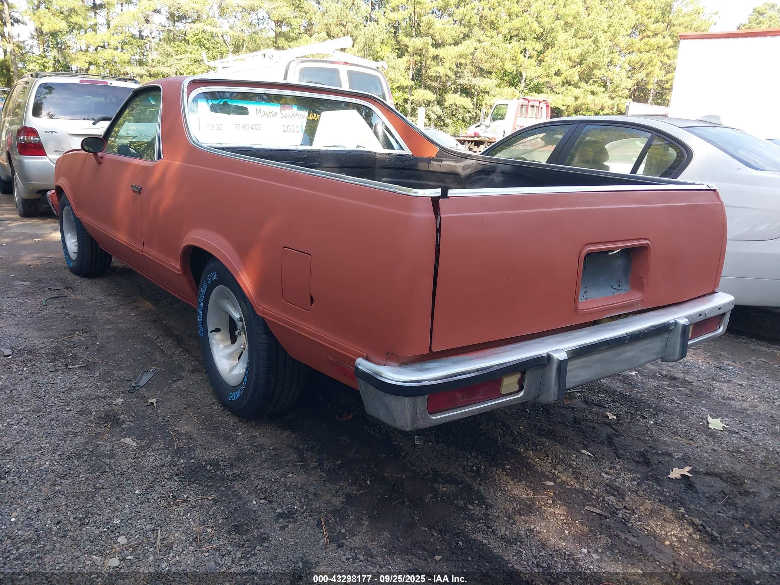 1984 Gmc Caballero   Red vin: 1GTCW80H0ER502106