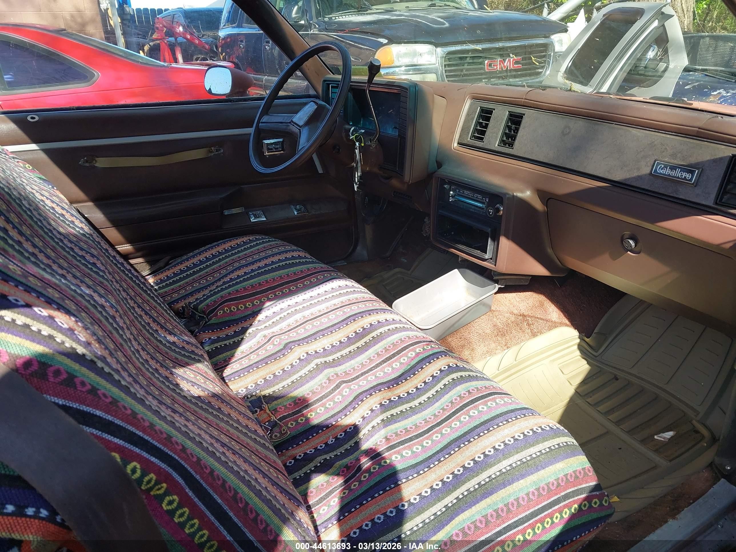 1984 Gmc Caballero   Красный vin: 1GTCW80H0ER502106