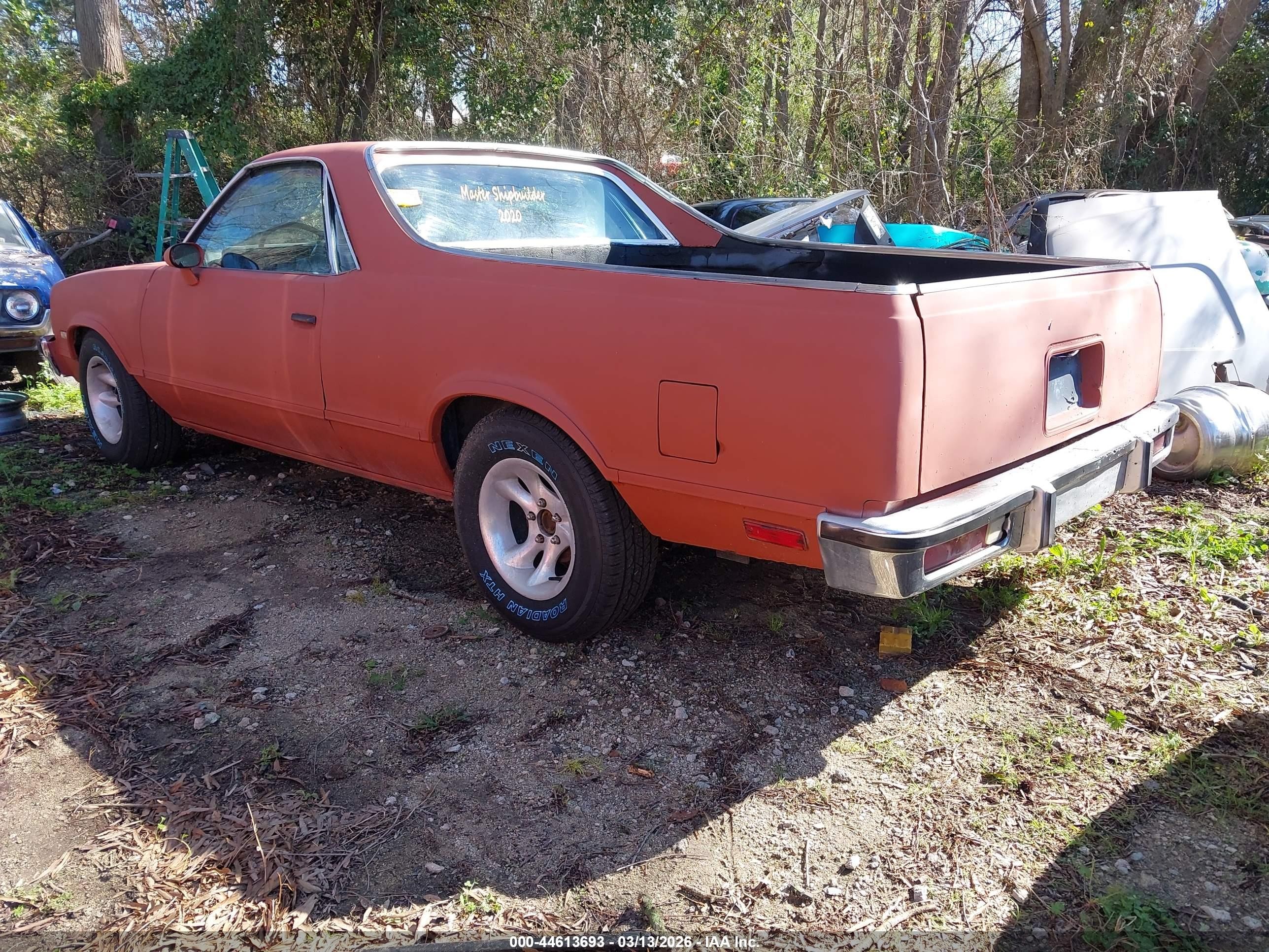 1984 Gmc Caballero   Красный vin: 1GTCW80H0ER502106