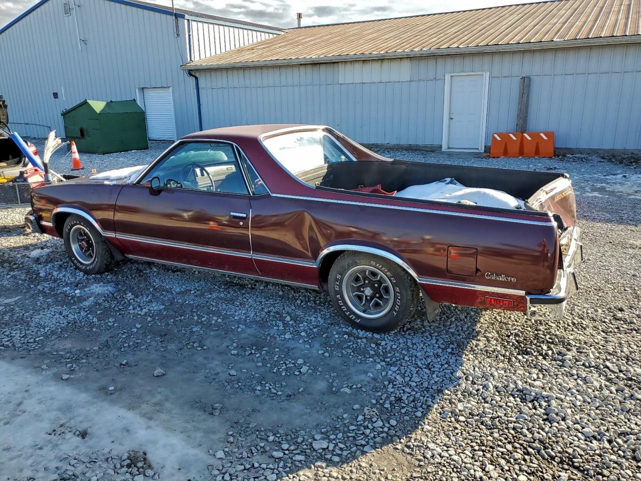 1984 Gmc Caballero Maroon vin: 1GTCW80H3ER502178