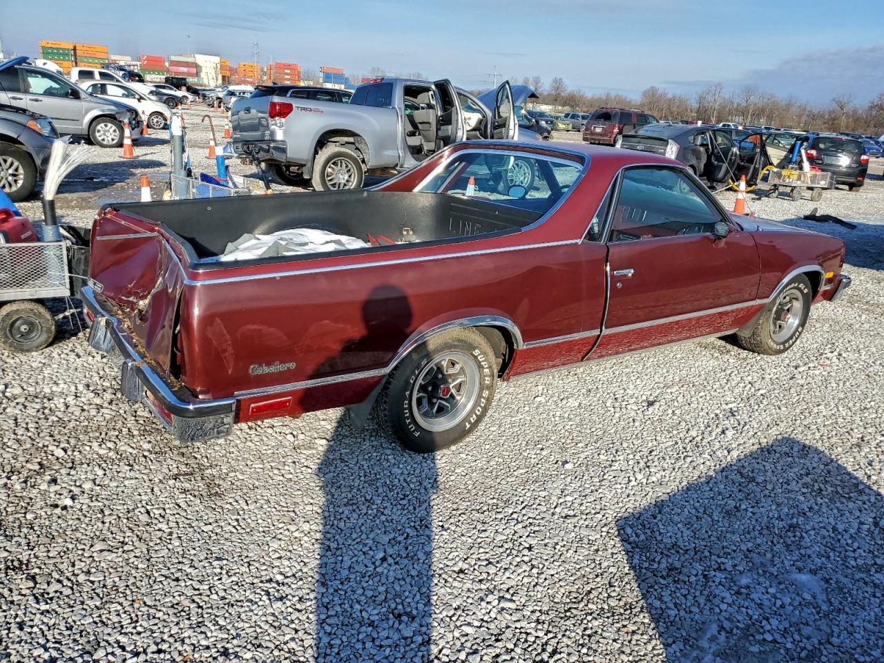 1984 Gmc Caballero Maroon vin: 1GTCW80H3ER502178