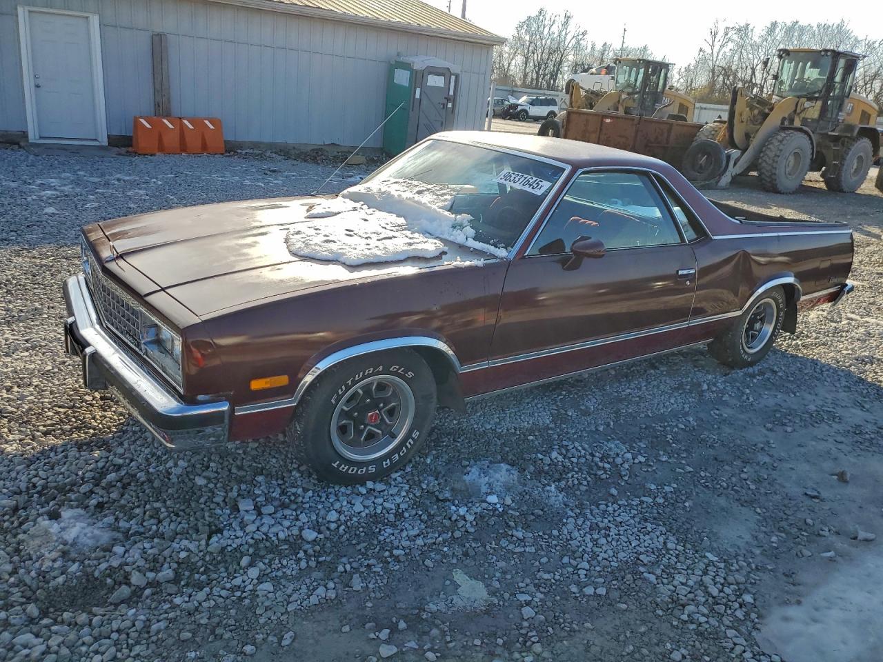 1984 Gmc Caballero Maroon vin: 1GTCW80H3ER502178