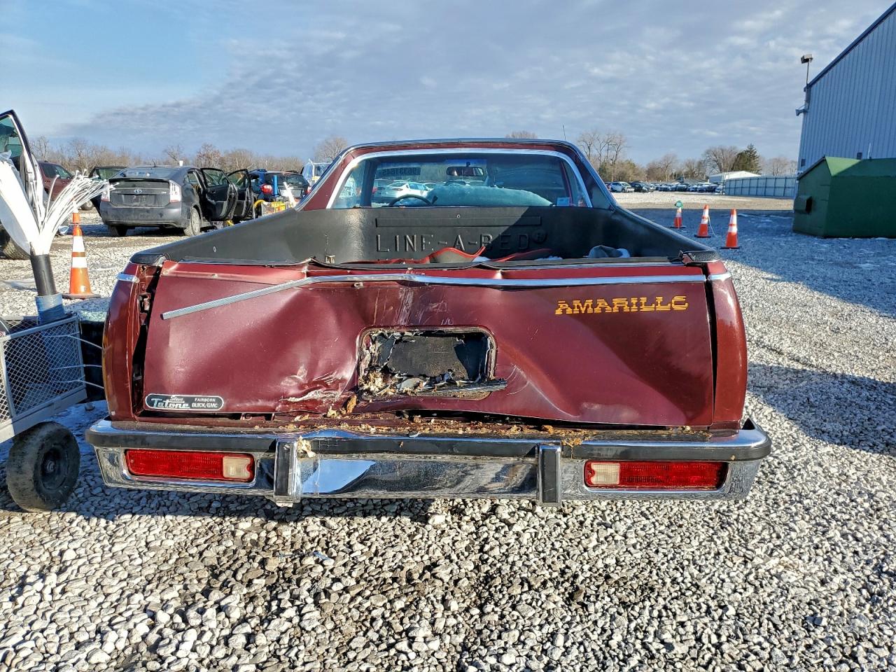 1984 Gmc Caballero Maroon vin: 1GTCW80H3ER502178