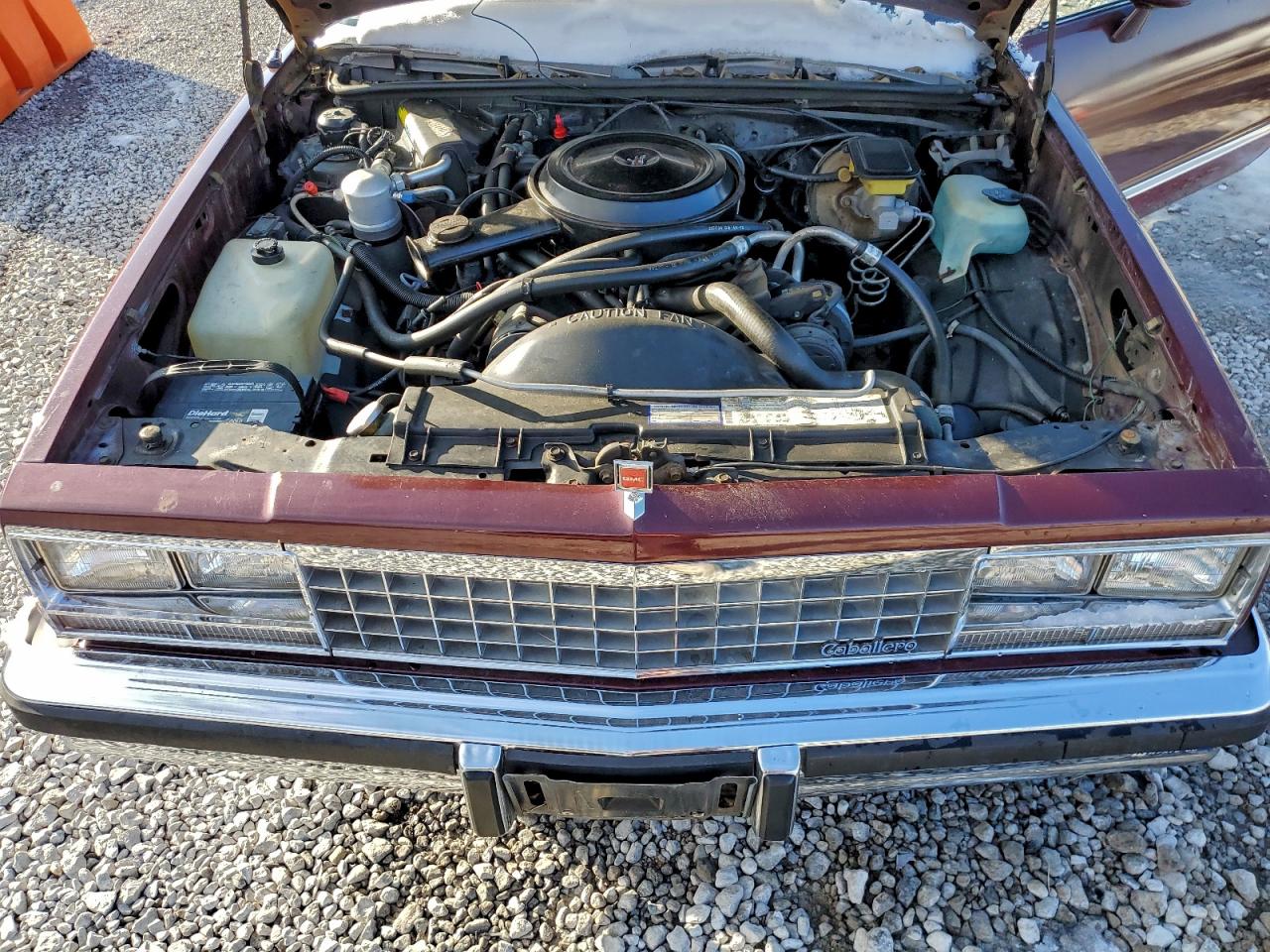 1984 Gmc Caballero Maroon vin: 1GTCW80H3ER502178