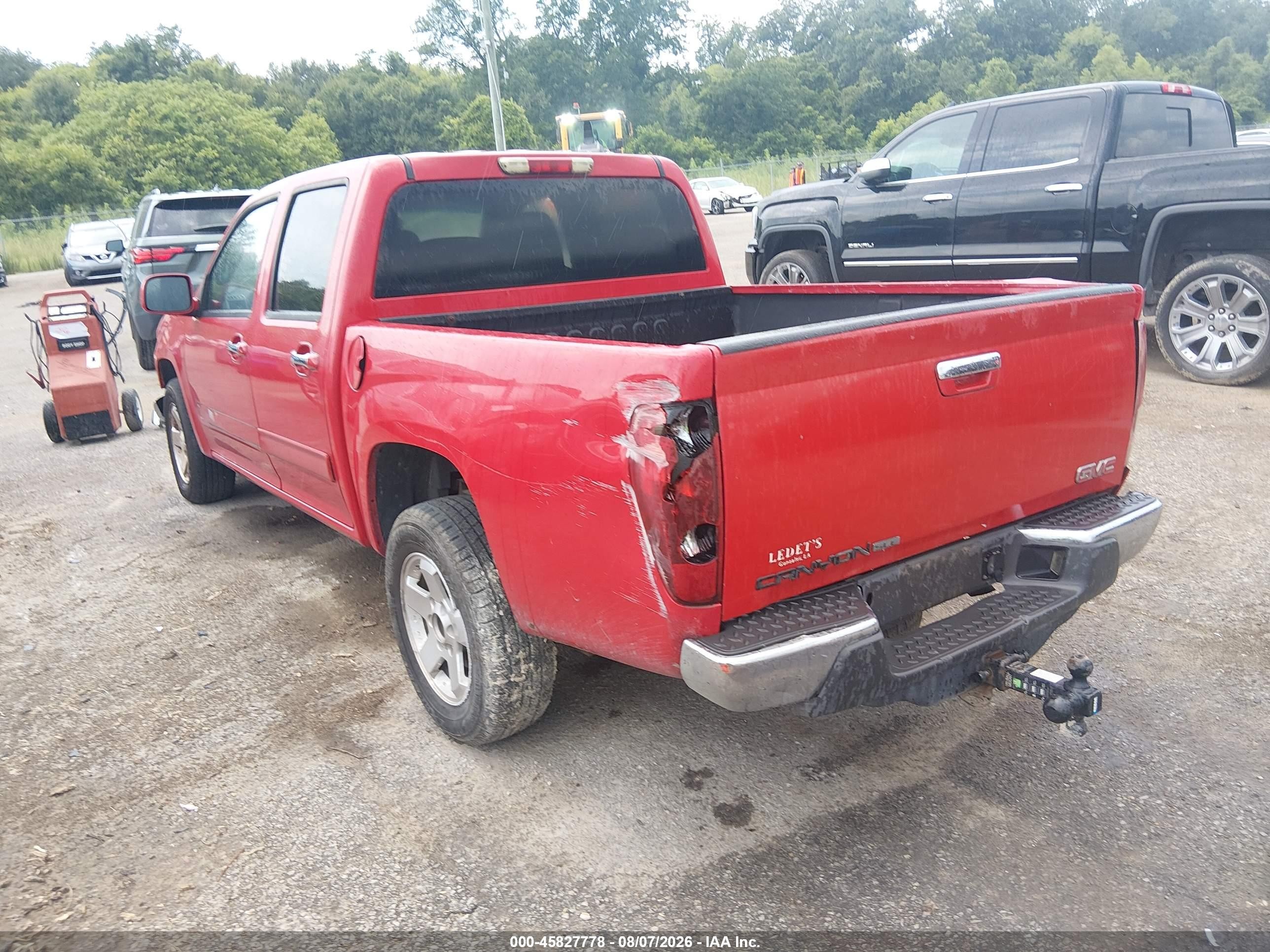2012 Gmc Canyon Sle1 Red vin: 1GTD5MFE7C8106934