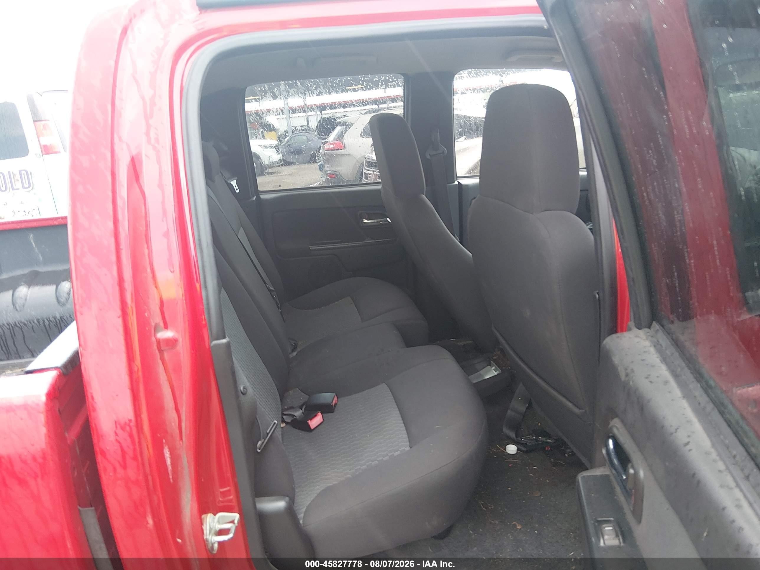 2012 Gmc Canyon Sle1 Red vin: 1GTD5MFE7C8106934