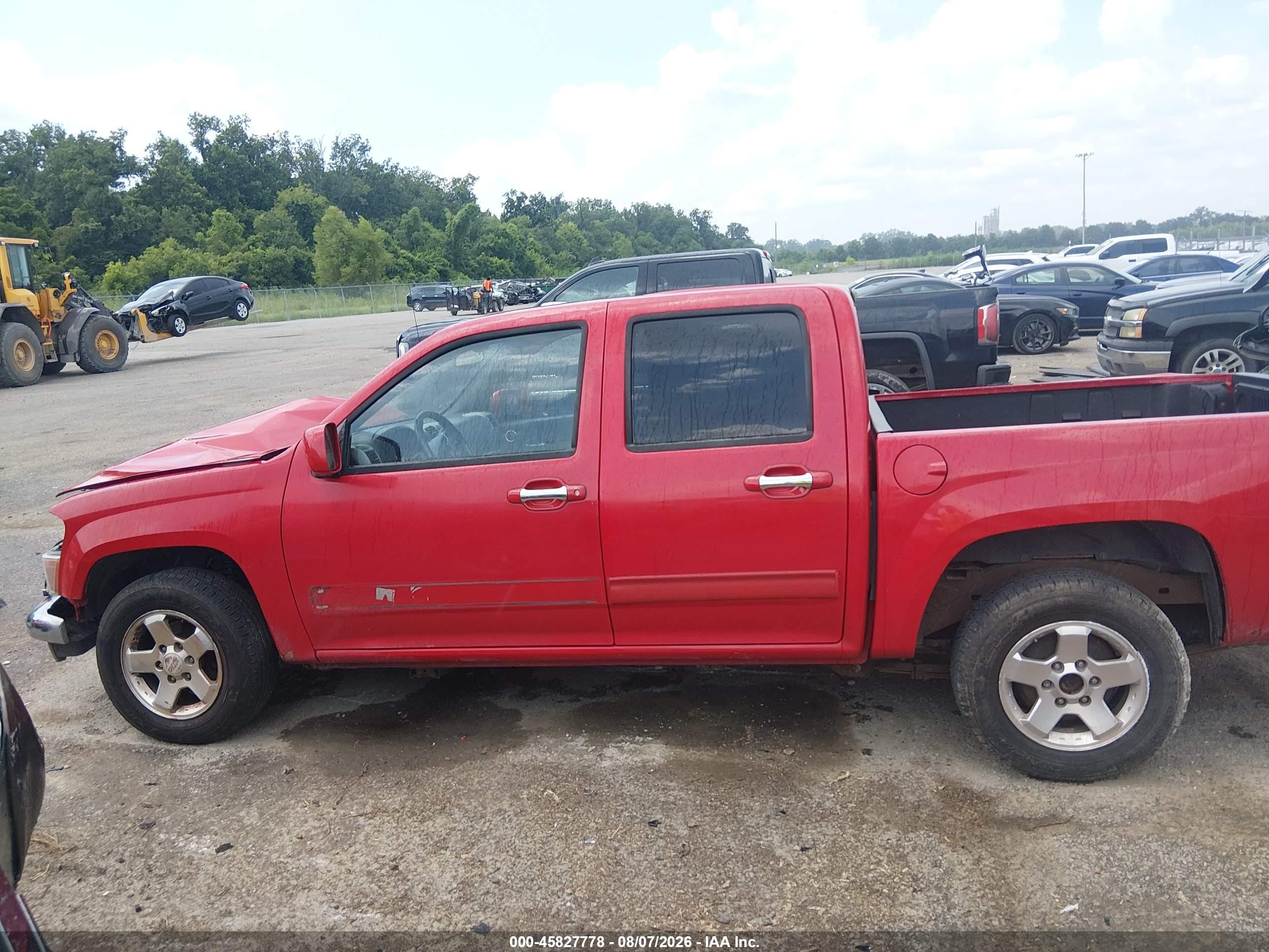 2012 Gmc Canyon Sle1 Red vin: 1GTD5MFE7C8106934