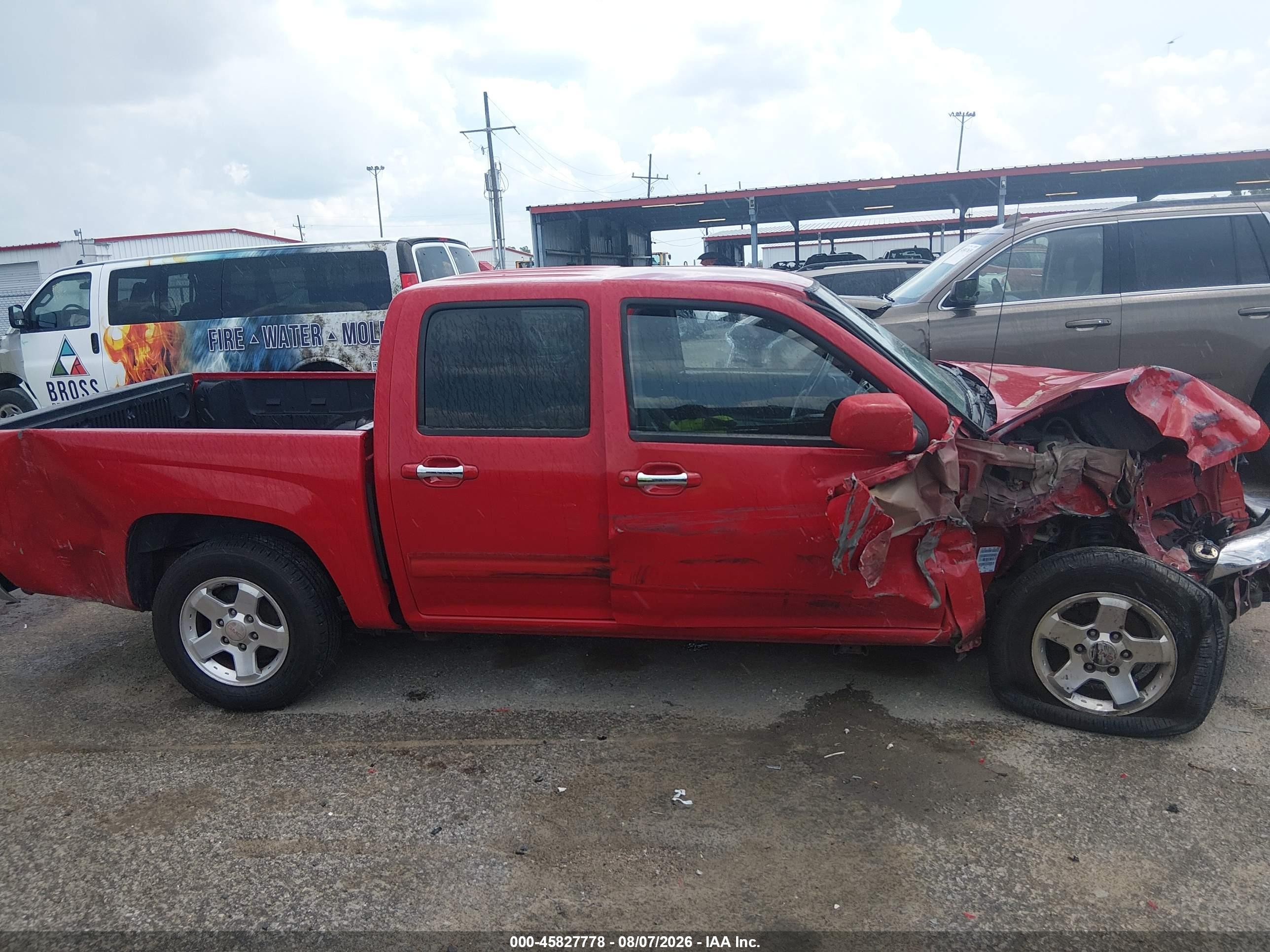 2012 Gmc Canyon Sle1 Red vin: 1GTD5MFE7C8106934