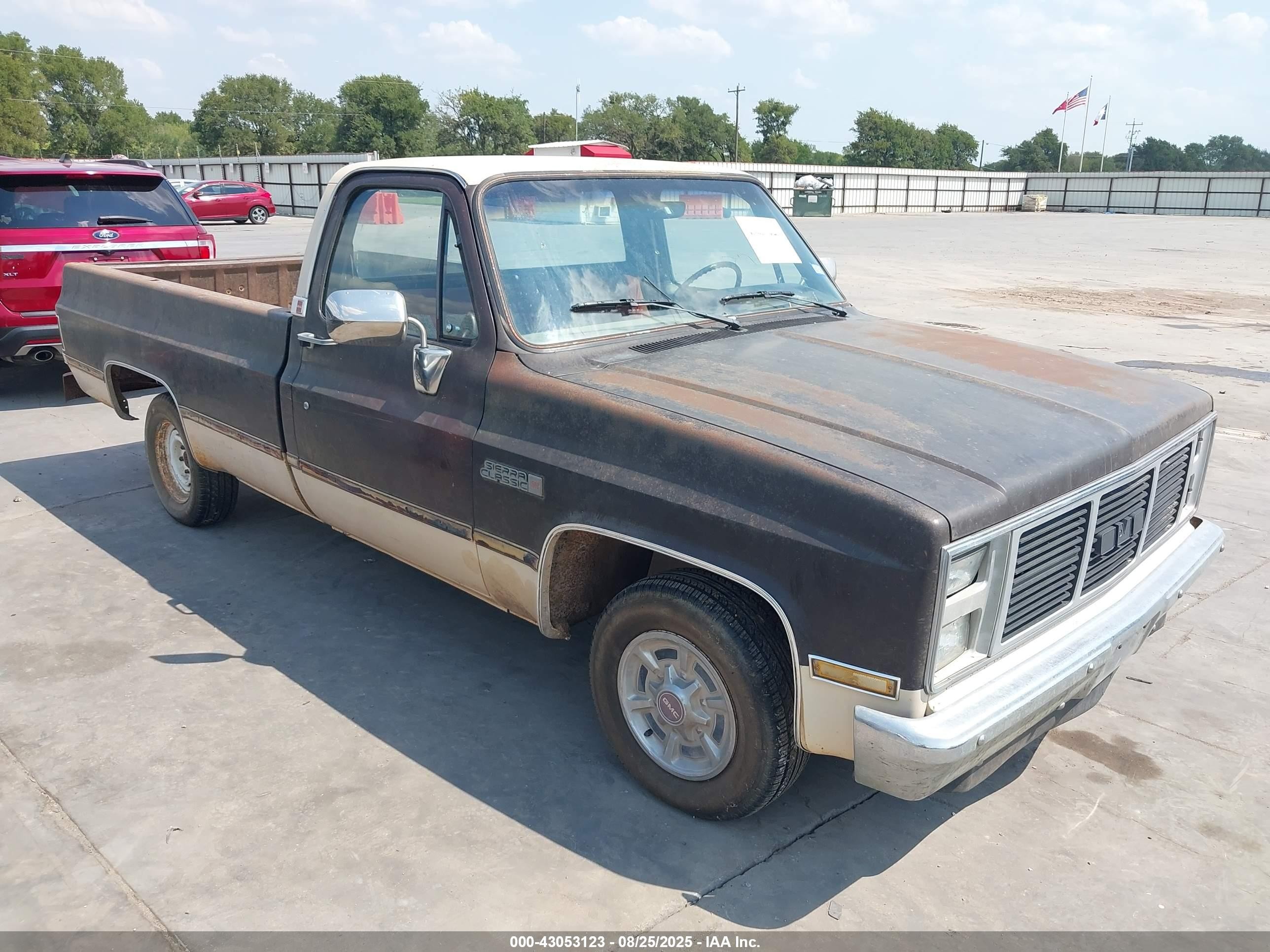 1985 Gmc C1500   Brown vin: 1GTDC14H0FJ500094