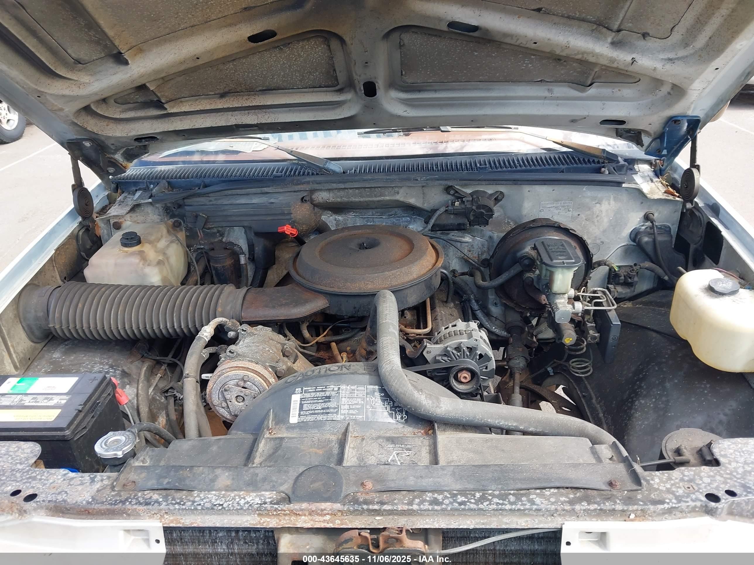 1989 Gmc Sierra C1500 Белый vin: 1GTDC14H0KZ538291