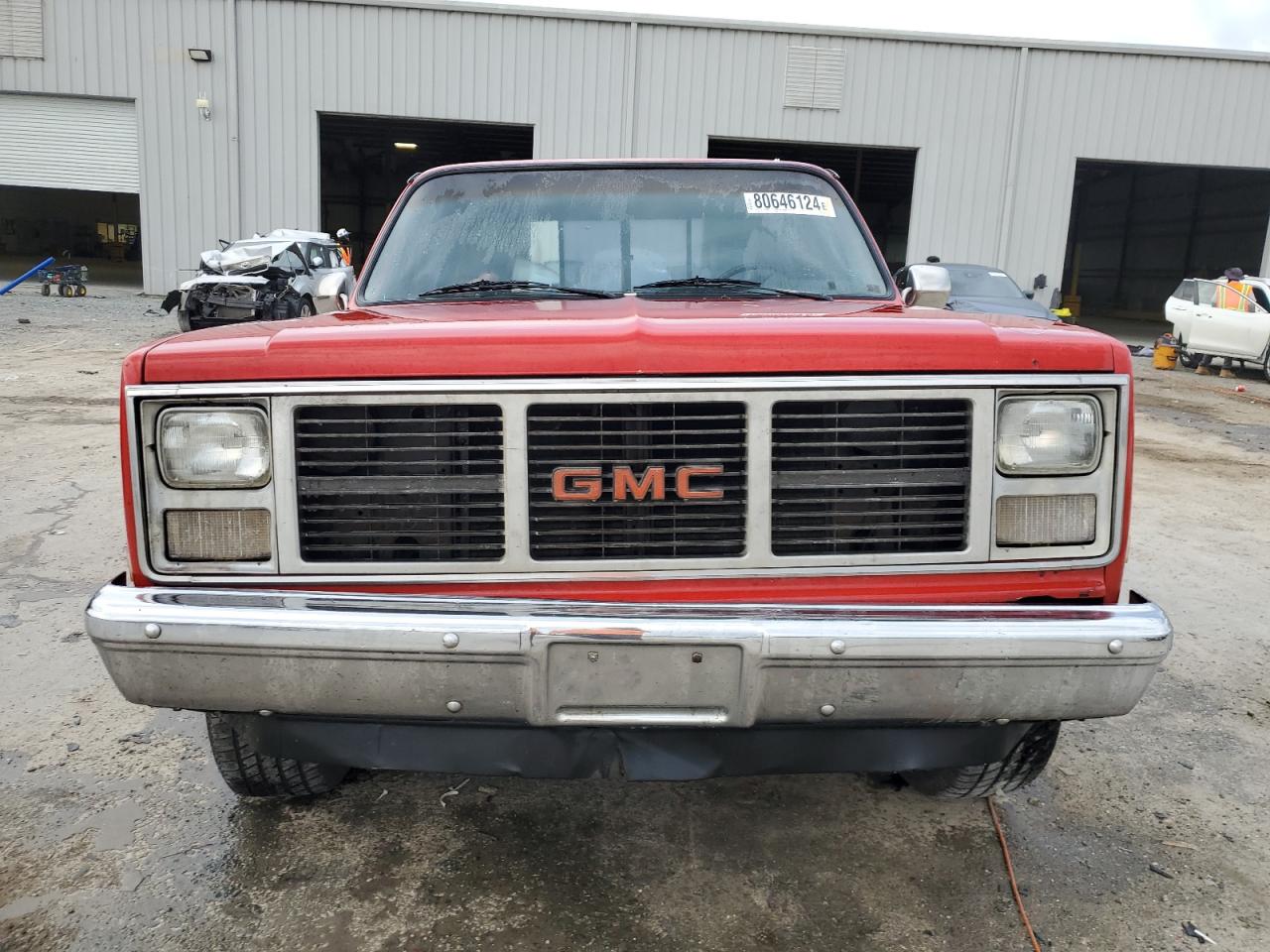 1986 Gmc C1500 Red vin: 1GTDC14H1GF722728