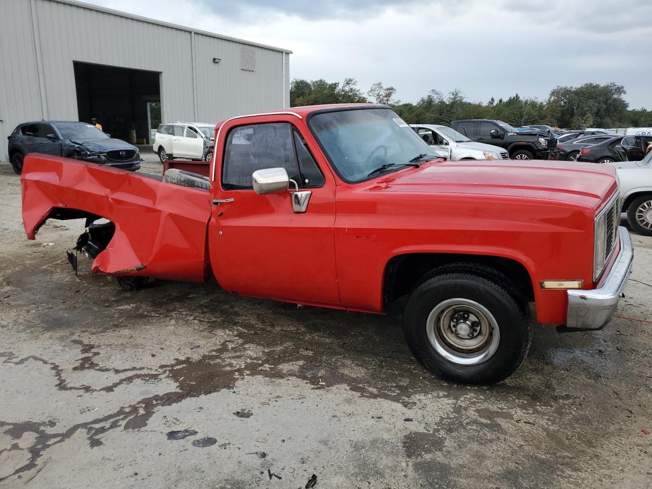 1986 Gmc C1500 Red vin: 1GTDC14H1GF722728