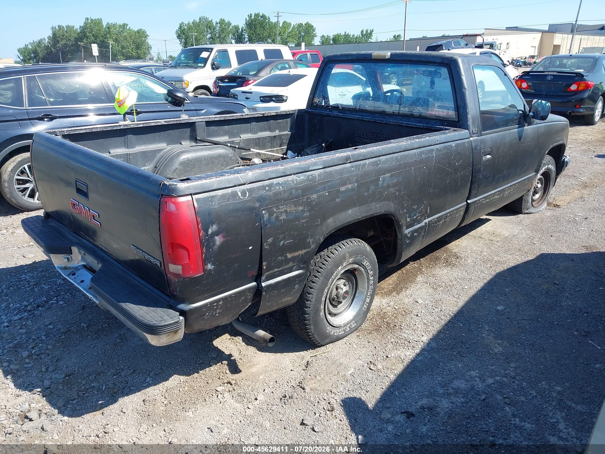 1990 Gmc Sierra C1500 Black vin: 1GTDC14H6LE516692