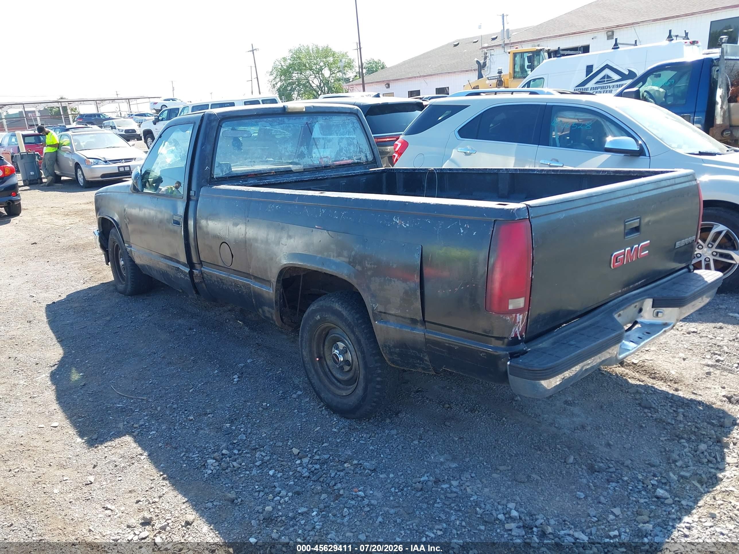 1990 Gmc Sierra C1500 Black vin: 1GTDC14H6LE516692