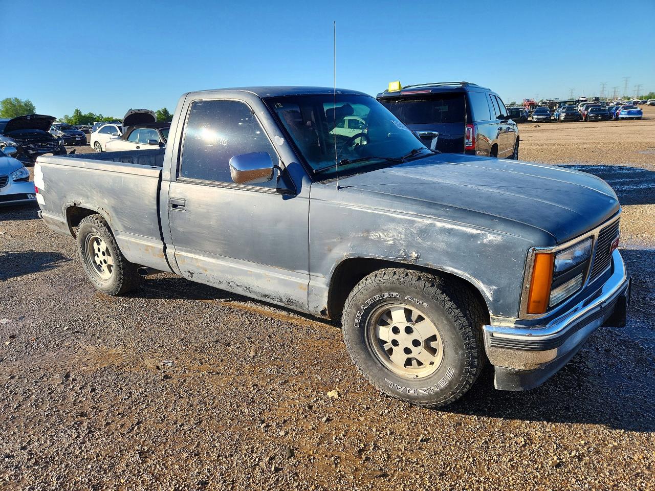 1992 Gmc Sierra C1500 Gray vin: 1GTDC14H6NZ540583