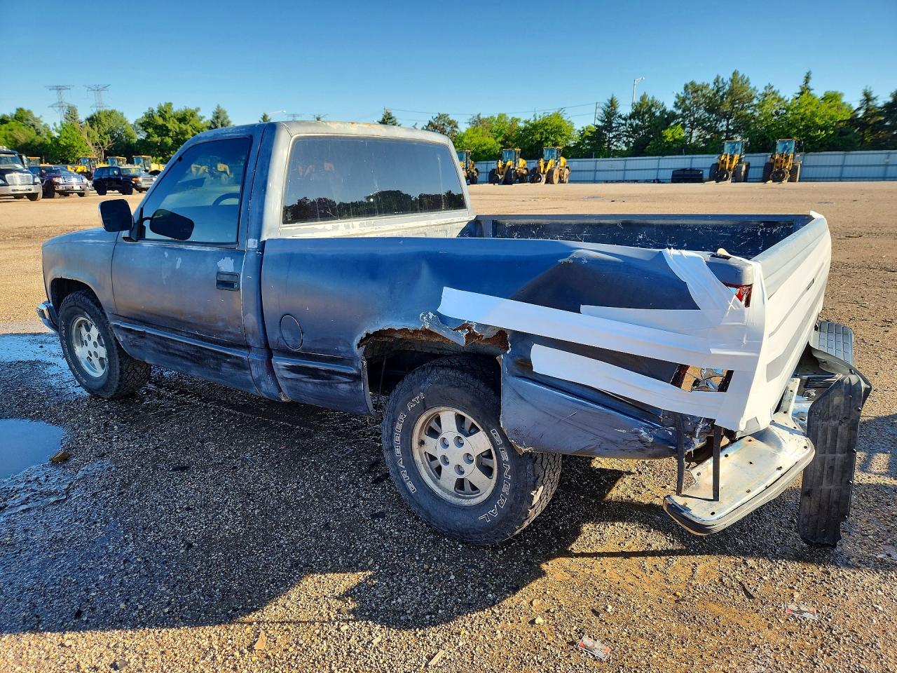 1992 Gmc Sierra C1500 Gray vin: 1GTDC14H6NZ540583