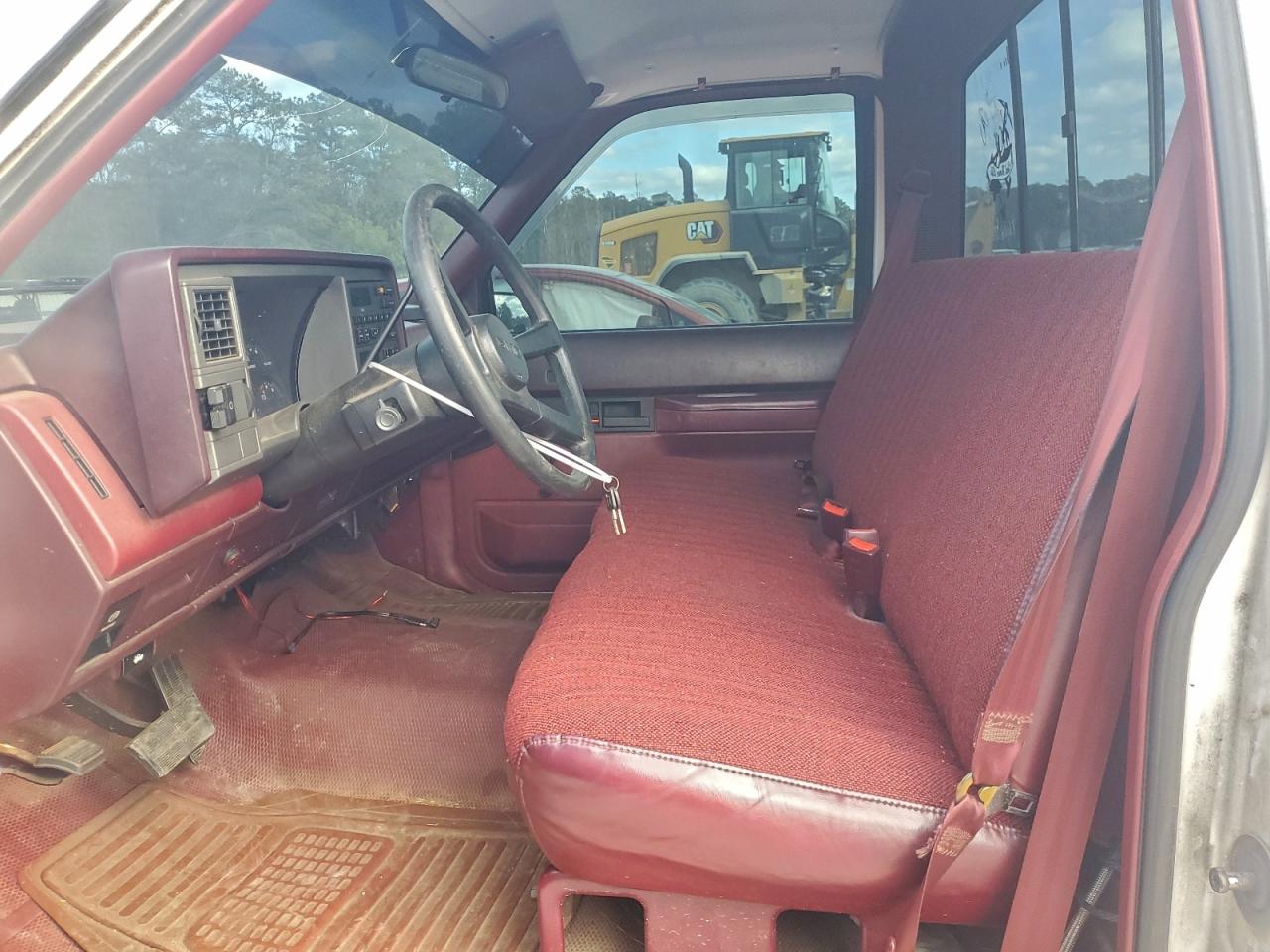 1989 Gmc Sierra C1500 Red vin: 1GTDC14H9KZ535969