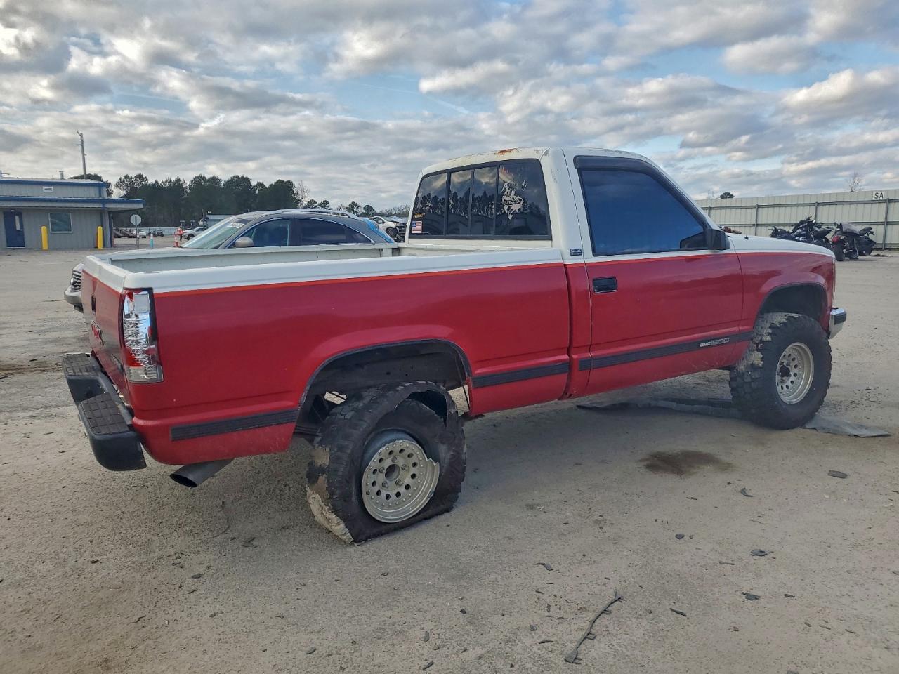1989 Gmc Sierra C1500 Red vin: 1GTDC14H9KZ535969