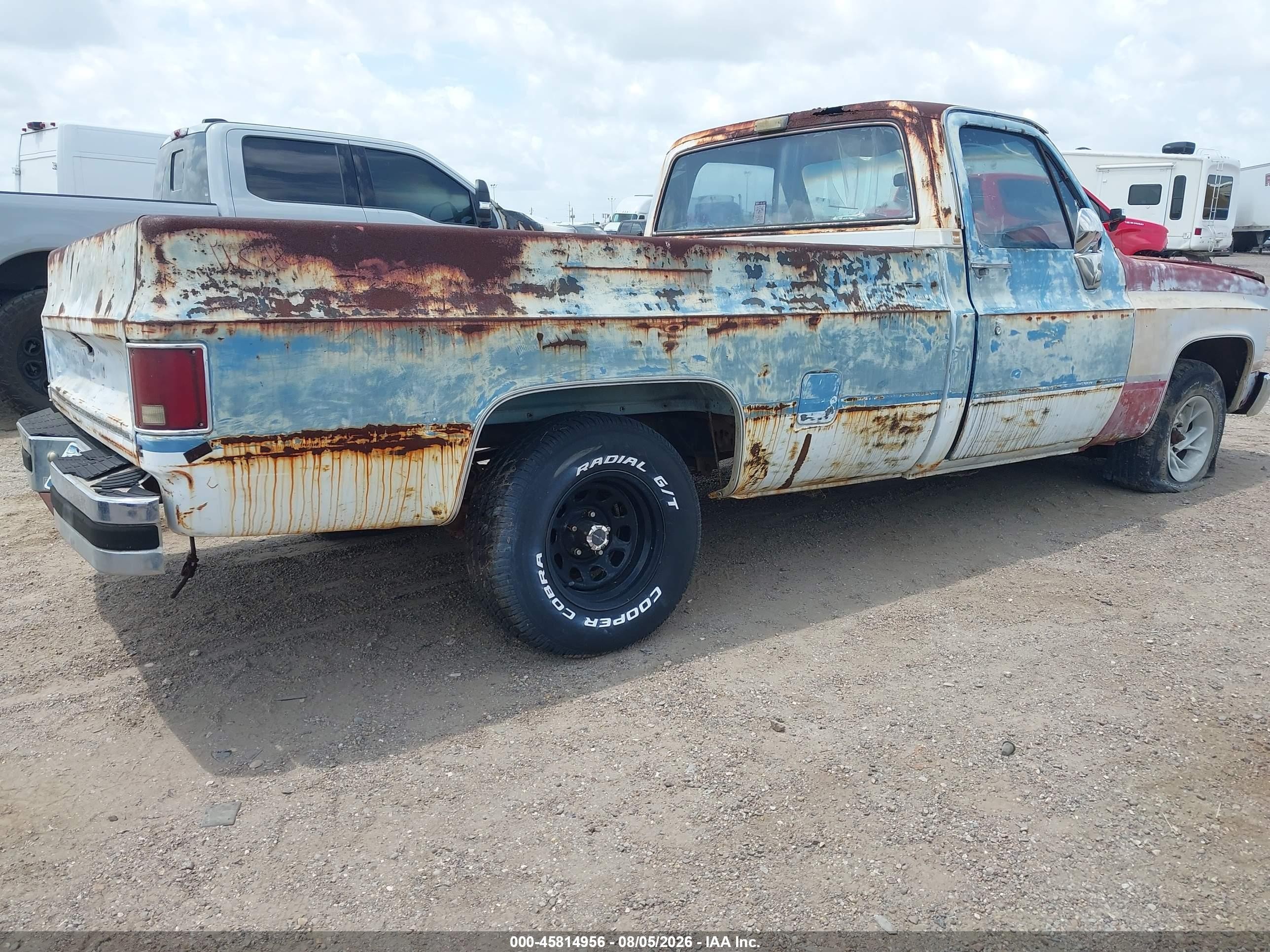 1986 Gmc C1500   Blue vin: 1GTDC14HXGJ525683