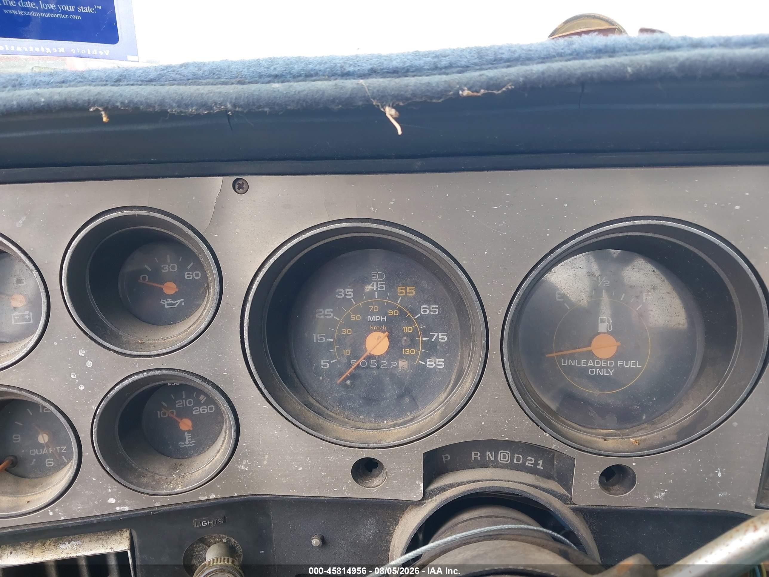 1986 Gmc C1500   Blue vin: 1GTDC14HXGJ525683
