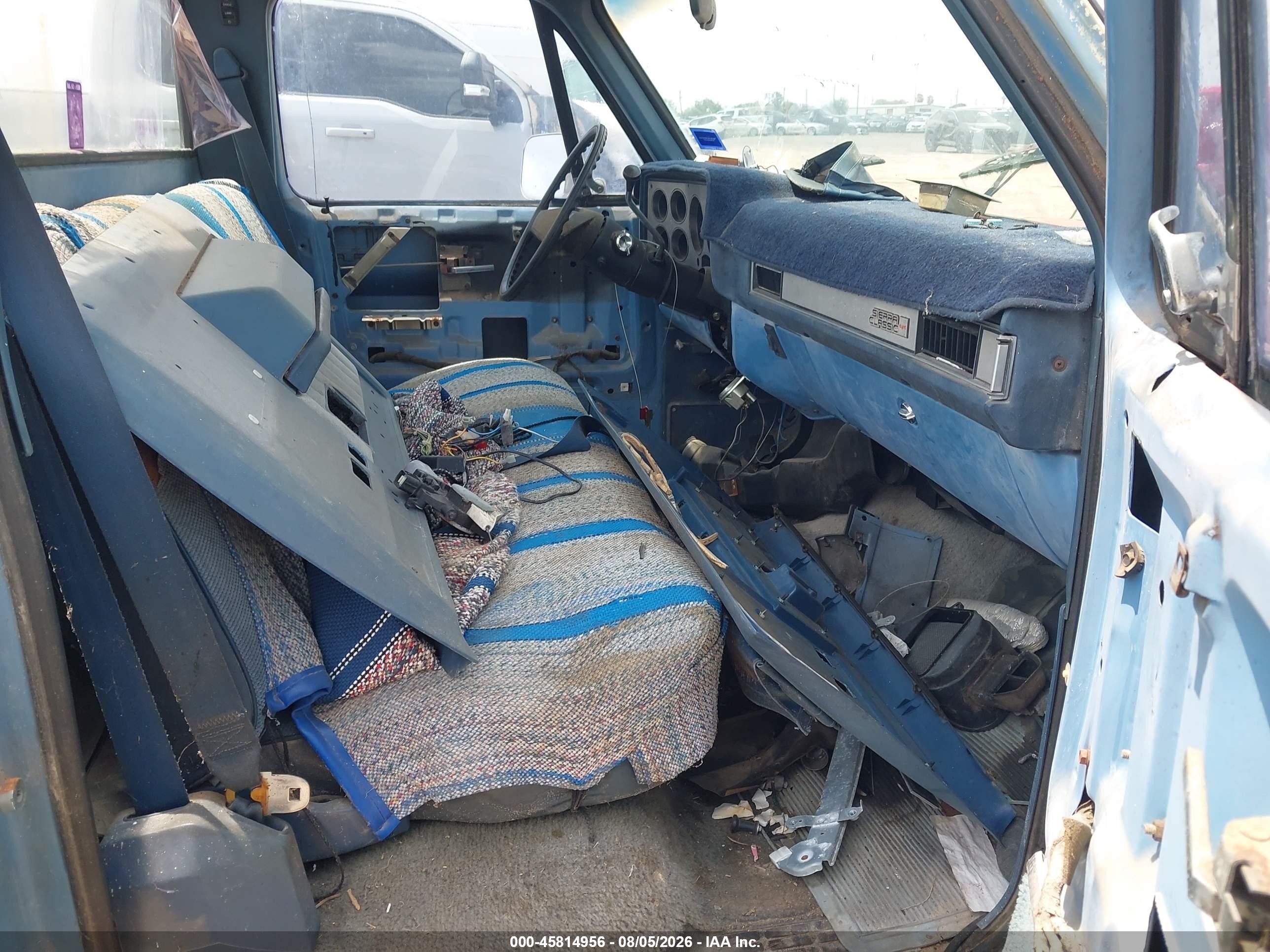 1986 Gmc C1500   Blue vin: 1GTDC14HXGJ525683
