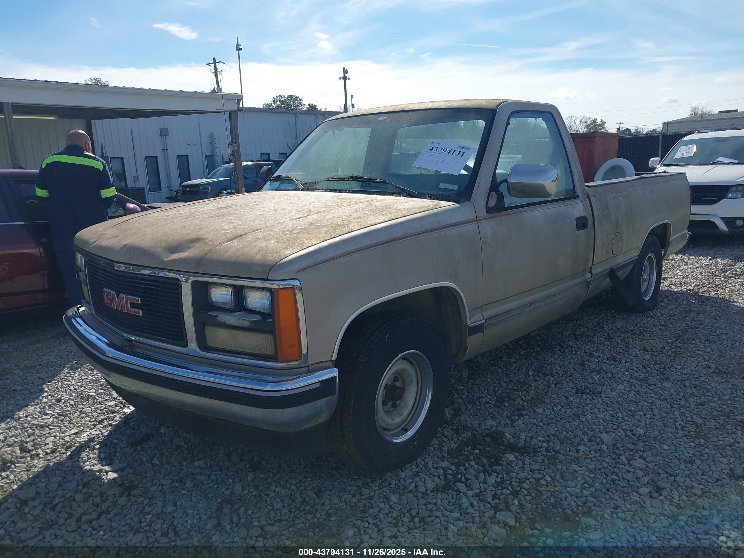 1989 Gmc Sierra C1500 Beige vin: 1GTDC14K0KZ504380