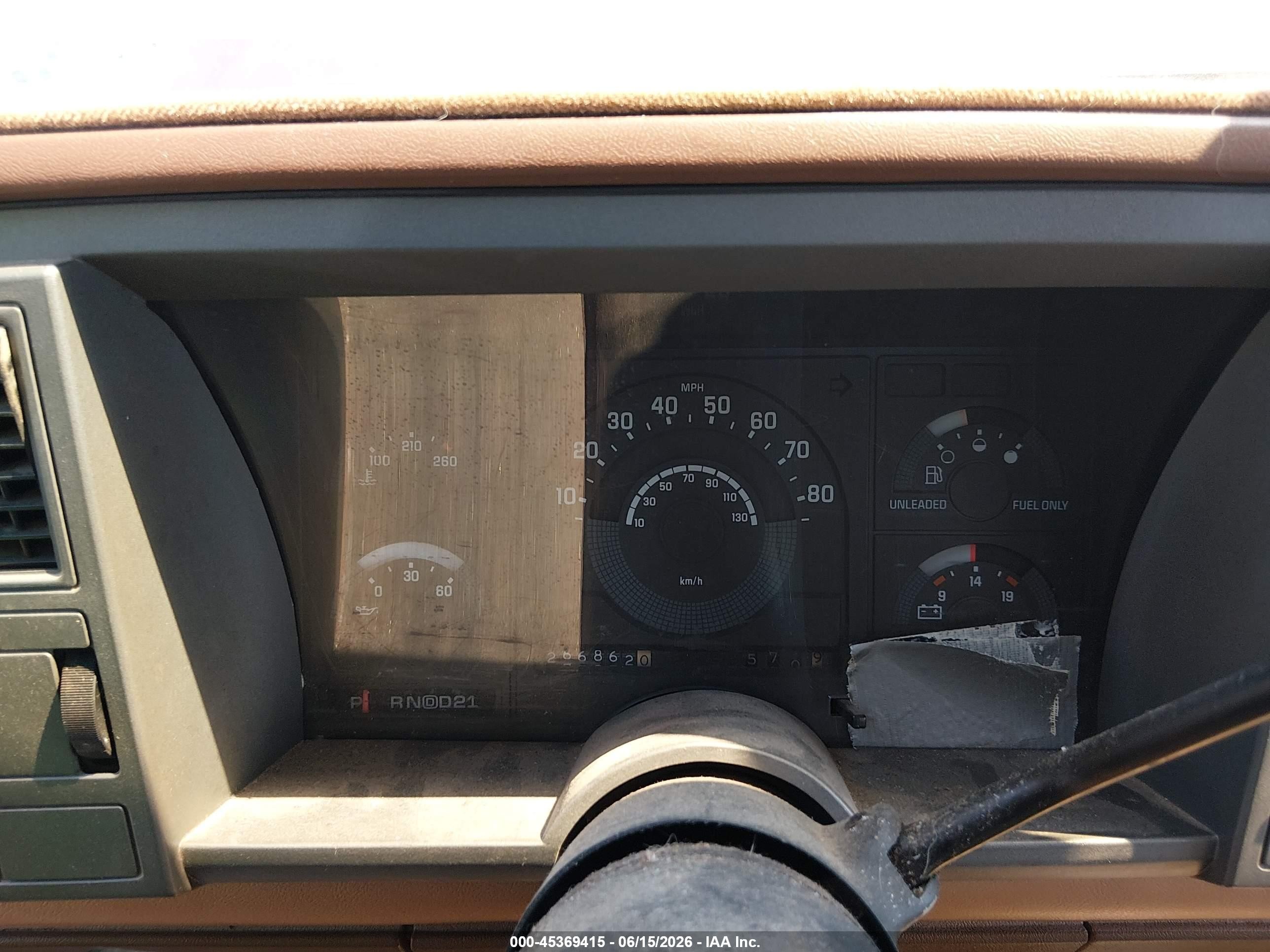 1989 Gmc Sierra C1500 Brown vin: 1GTDC14K2KZ550227