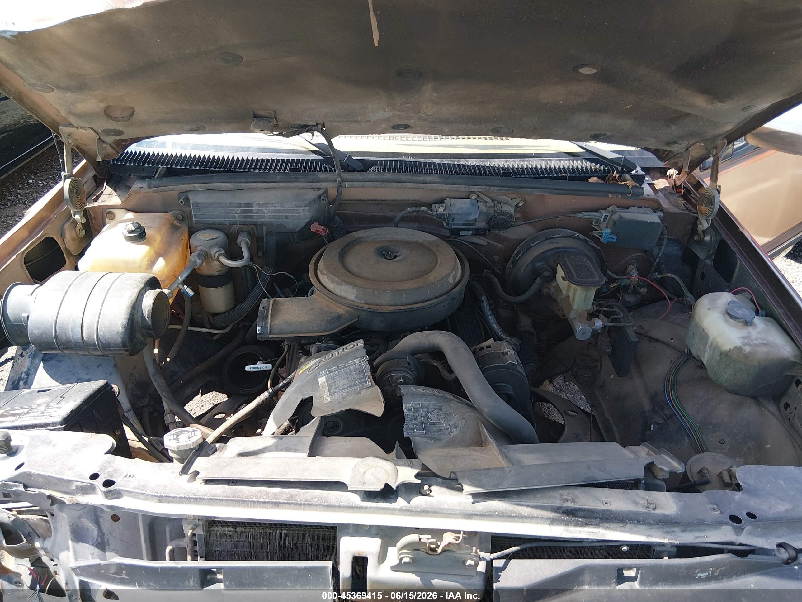1989 Gmc Sierra C1500 Brown vin: 1GTDC14K2KZ550227