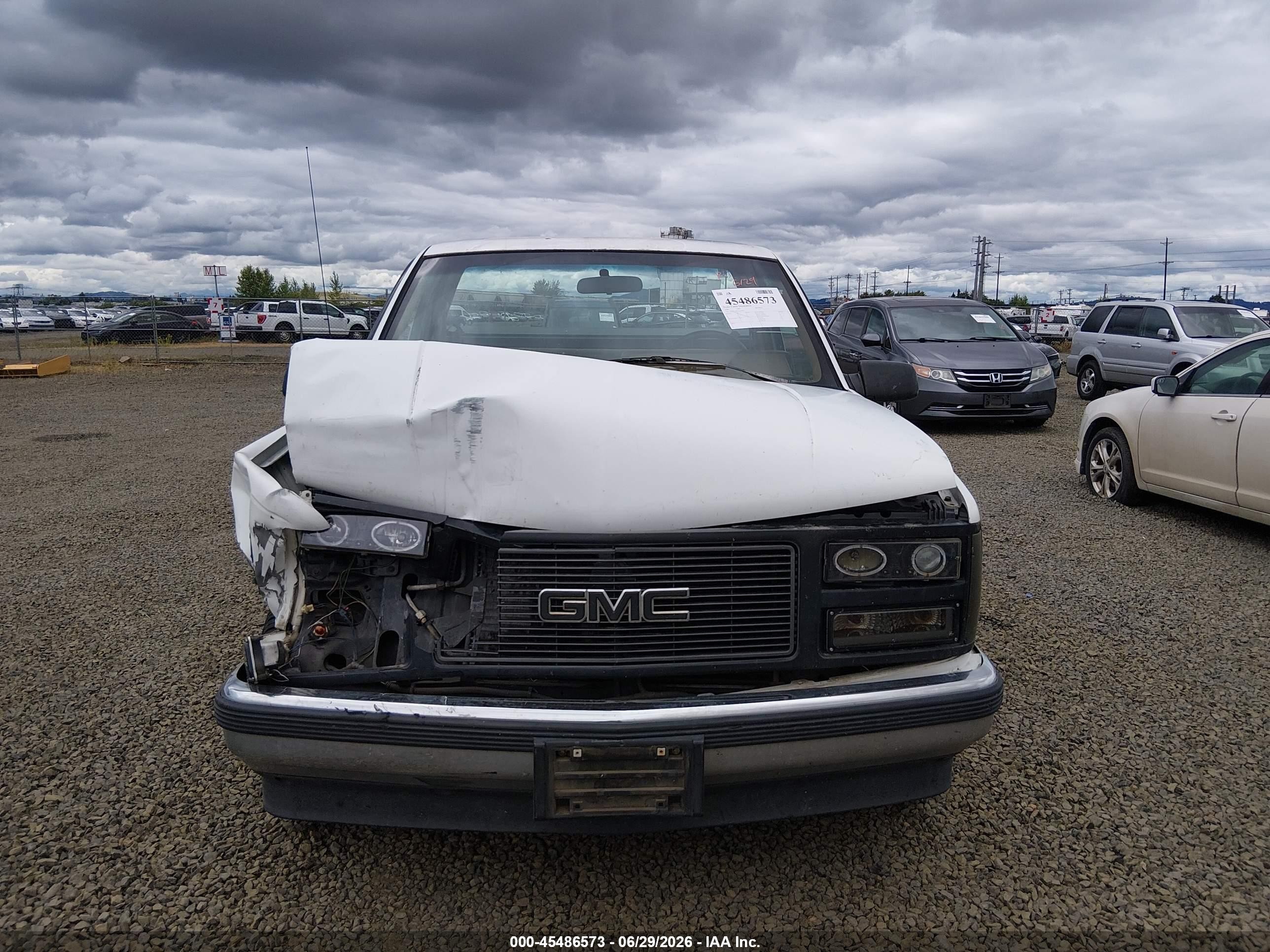 1990 Gmc Sierra C1500 White vin: 1GTDC14K2LE521965