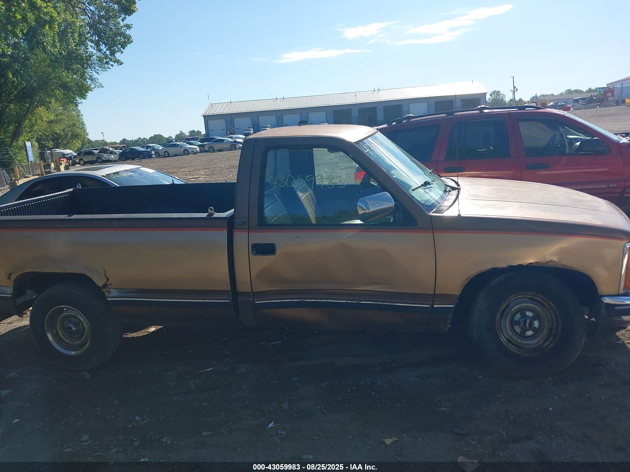 1989 Gmc Sierra C1500 Brown vin: 1GTDC14K5KZ529078