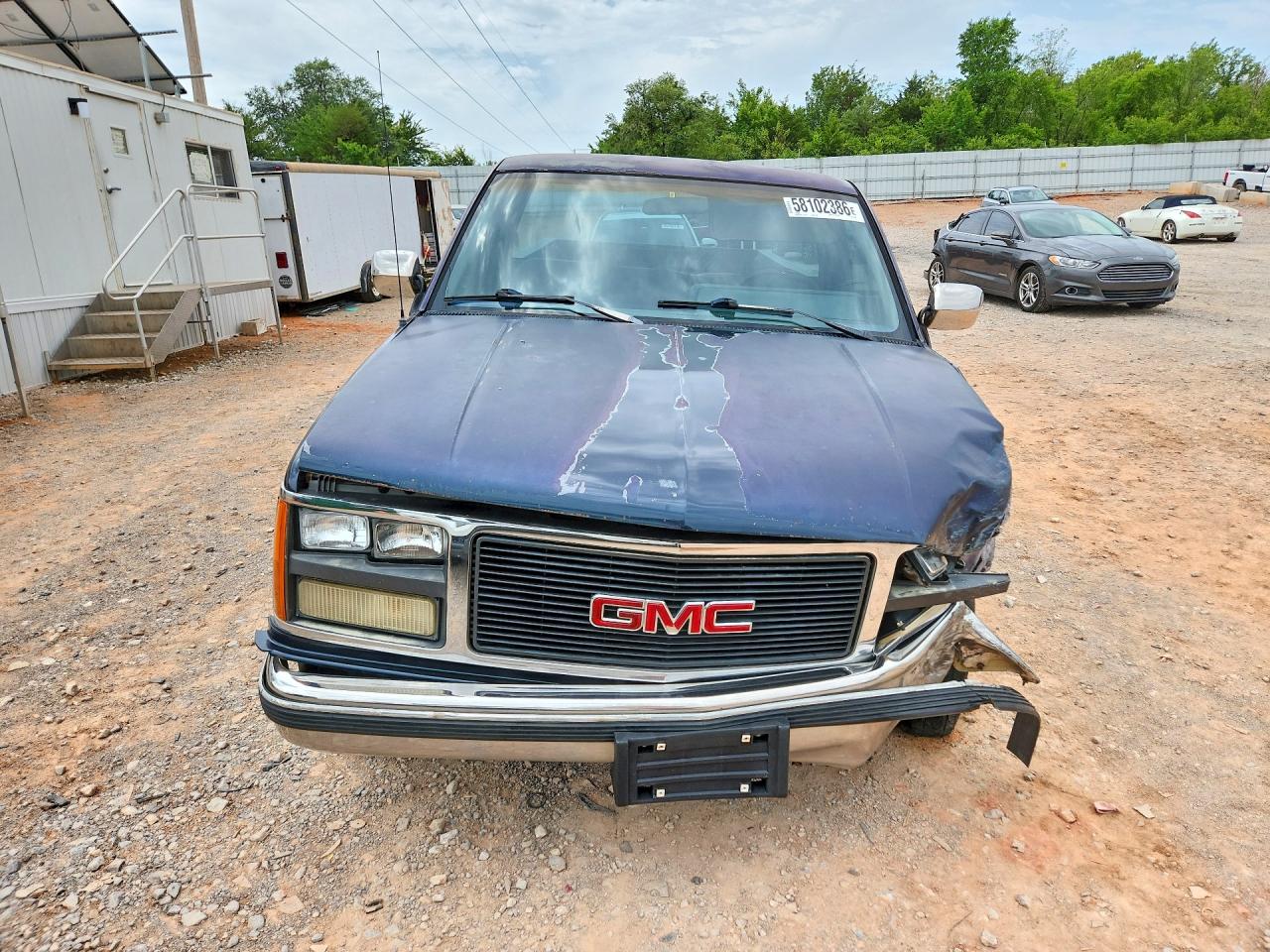 1989 Gmc Sierra C1500 Blue vin: 1GTDC14K5KZ546107