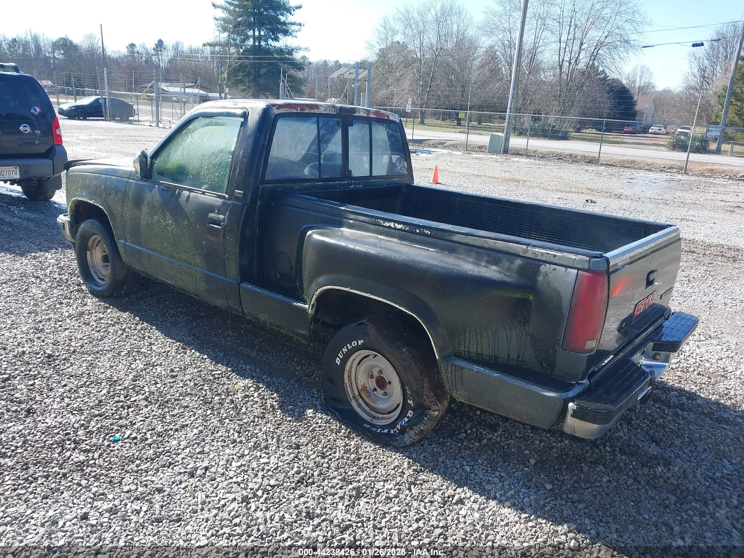 1989 Gmc Sierra C1500 Black vin: 1GTDC14K5KZ548908