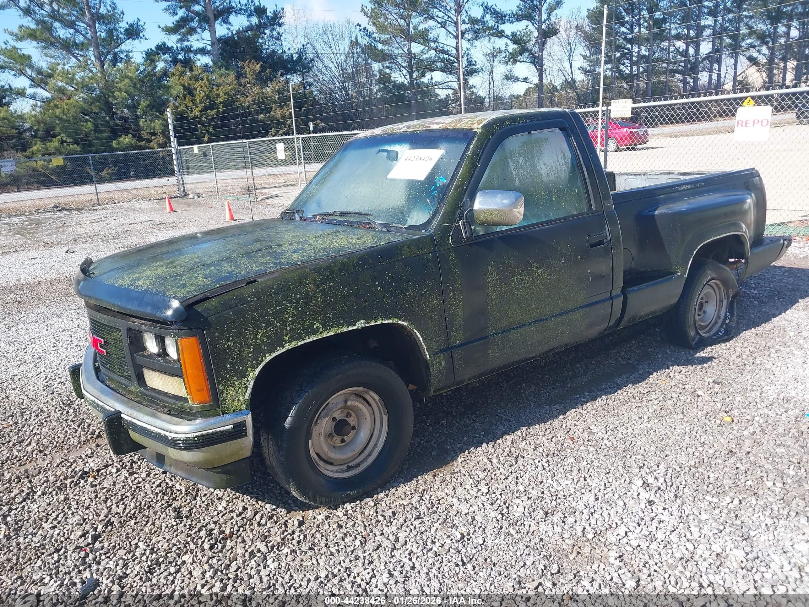 1989 Gmc Sierra C1500 Black vin: 1GTDC14K5KZ548908