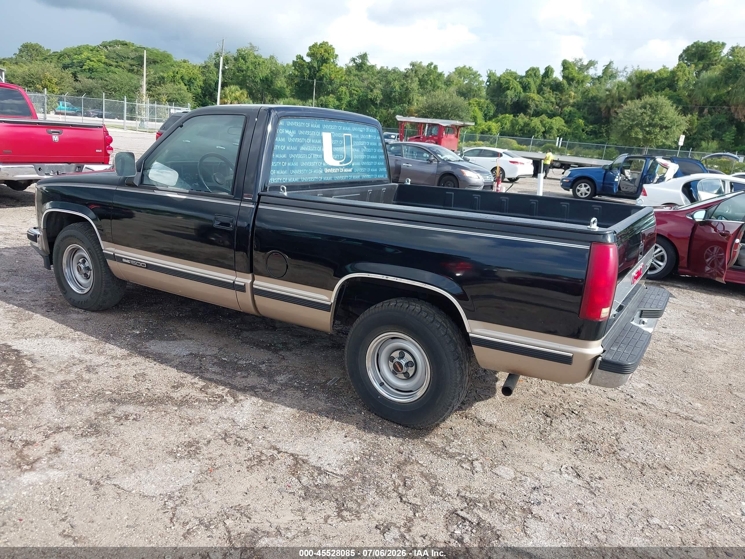 1991 Gmc Sierra C1500 Black vin: 1GTDC14K8MZ509099