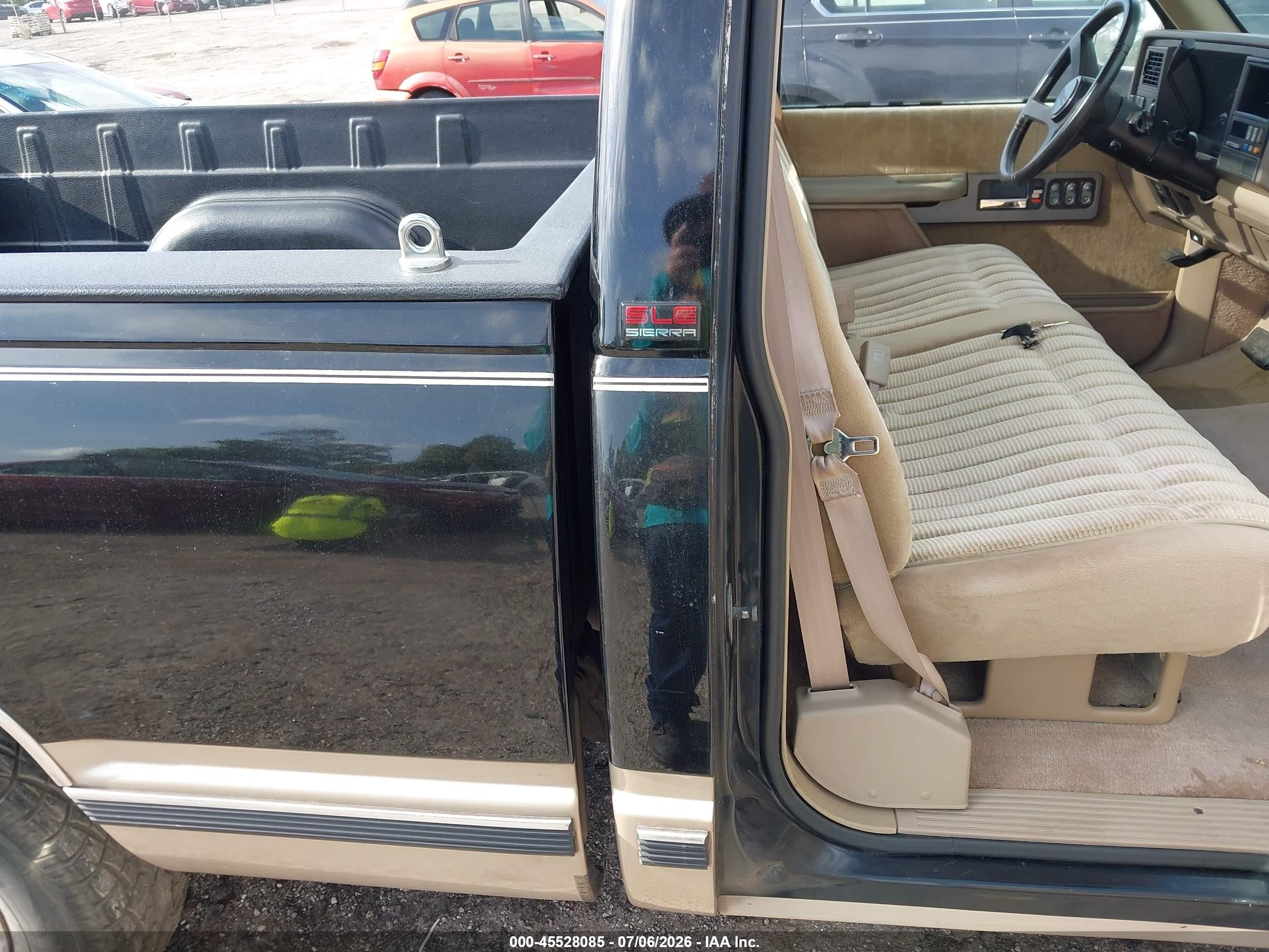 1991 Gmc Sierra C1500 Black vin: 1GTDC14K8MZ509099
