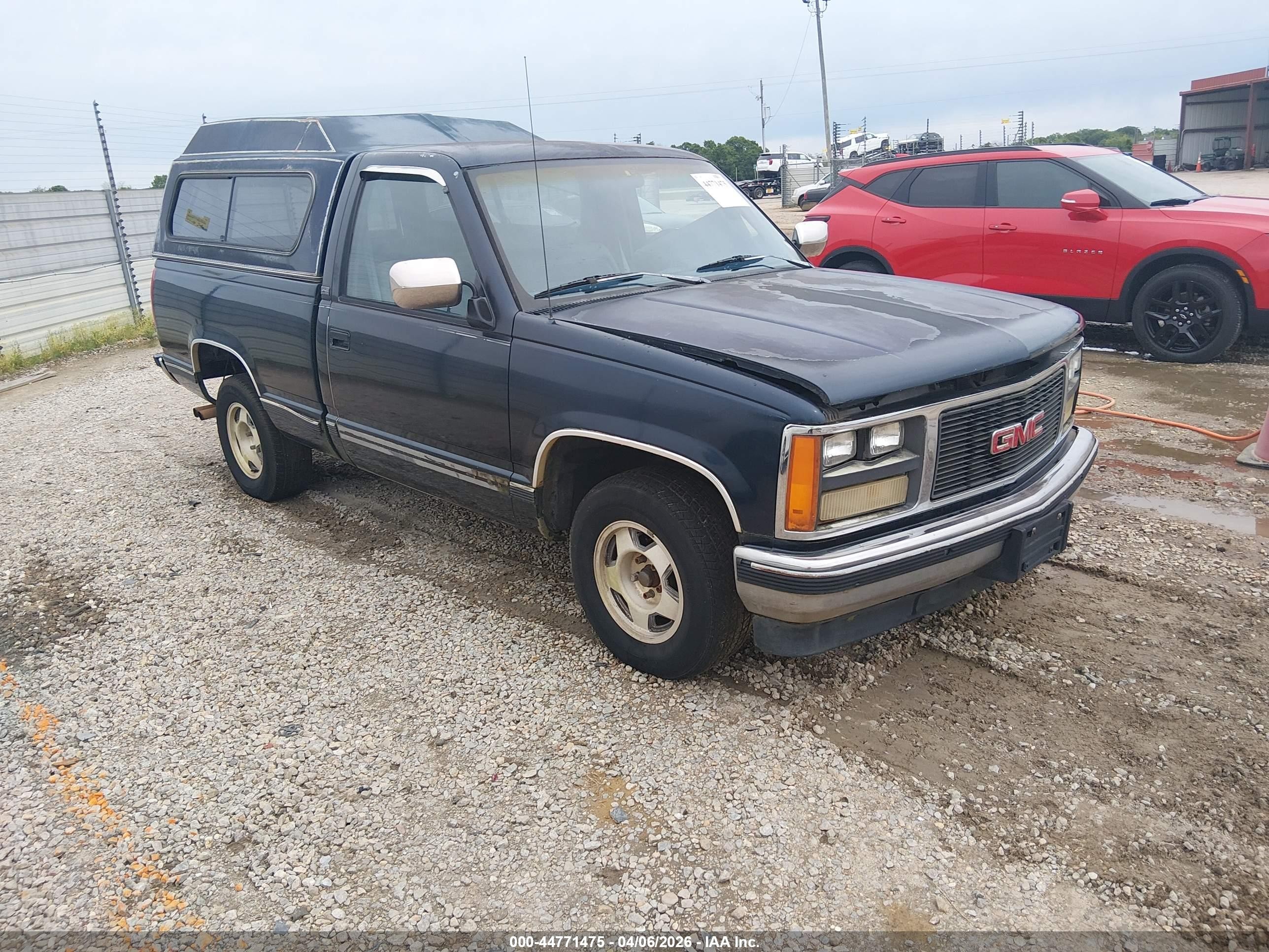1989 Gmc Sierra C1500 Blue vin: 1GTDC14K9KZ529388