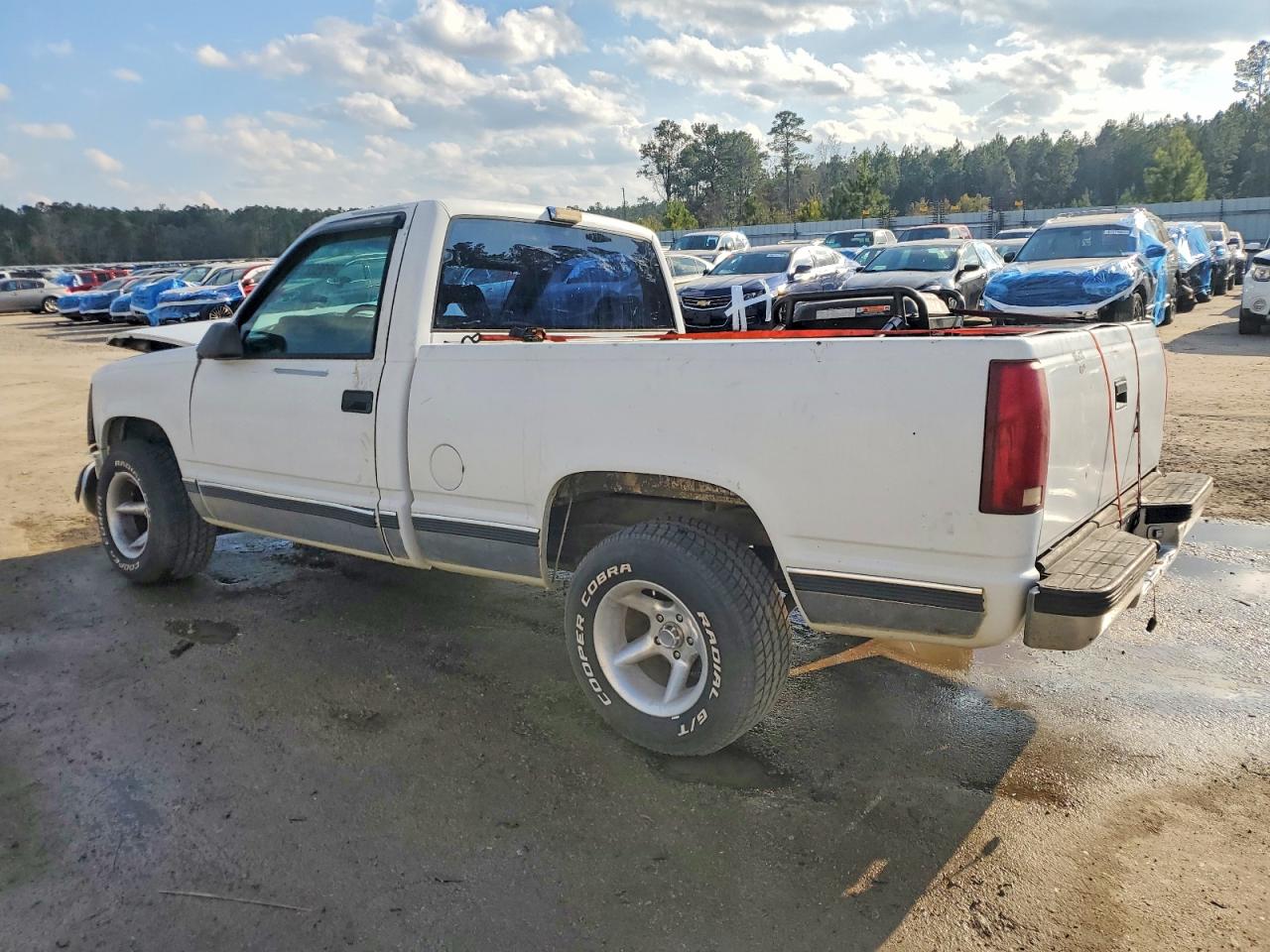 1992 Gmc Sierra C1500 White vin: 1GTDC14KXNZ503631