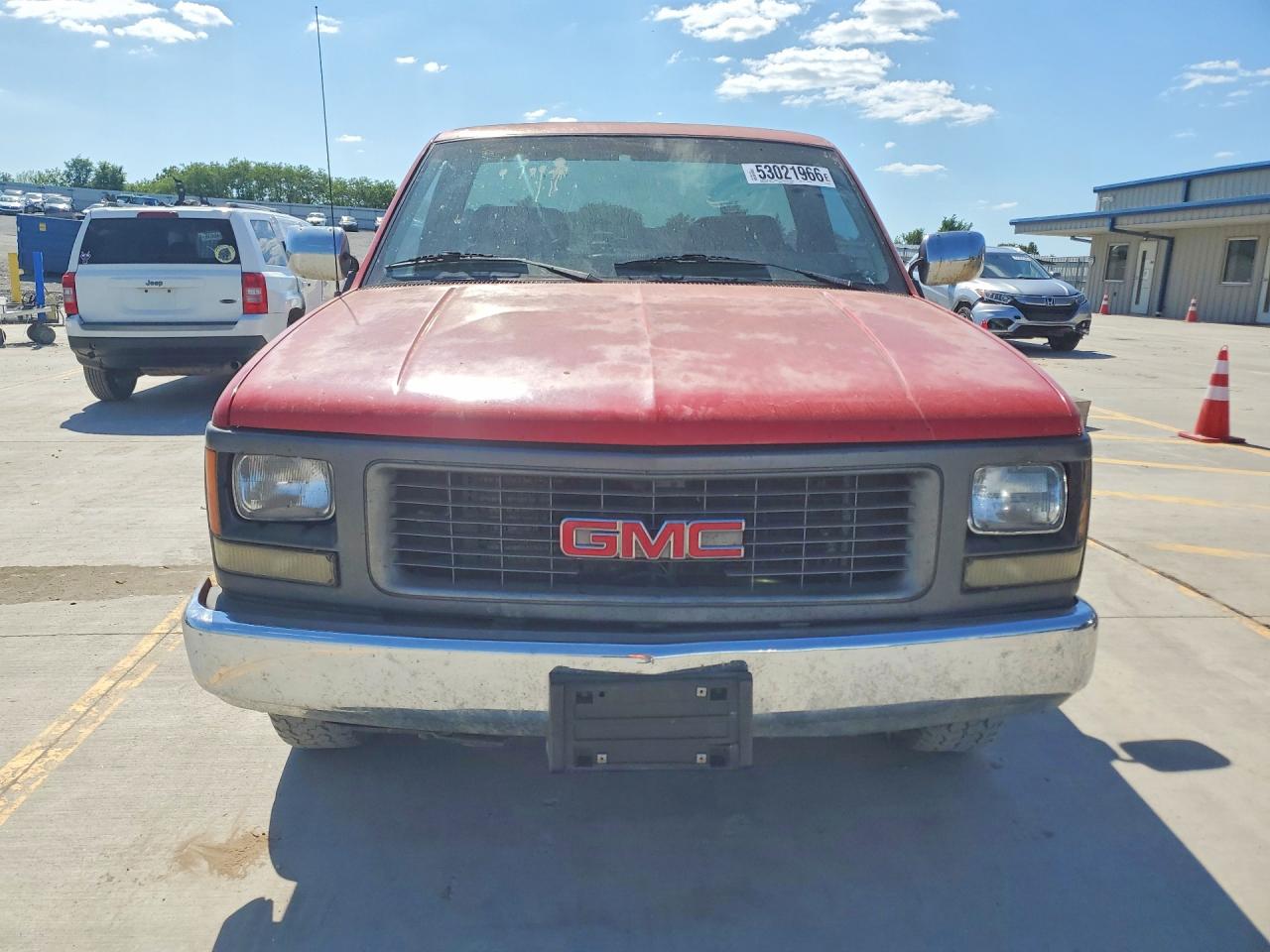 1994 Gmc Sierra C1500 Red vin: 1GTDC14Z0RZ518318