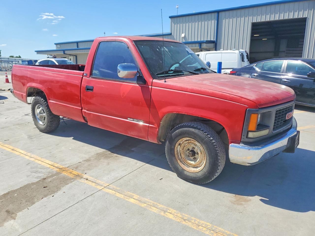 1994 Gmc Sierra C1500 Red vin: 1GTDC14Z0RZ518318