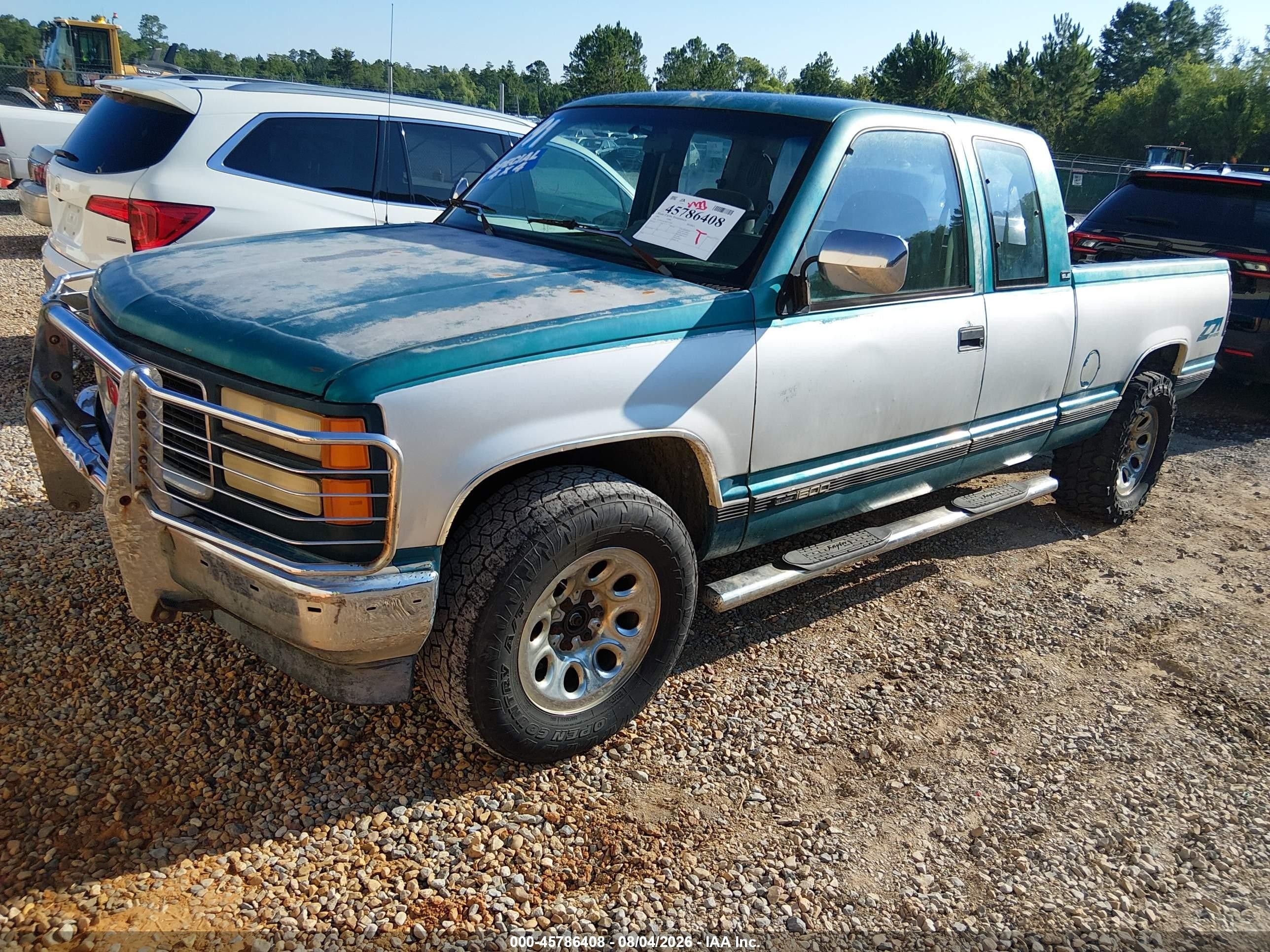 1991 Gmc Sierra C1500 Green vin: 1GTDC14Z5MZ537505