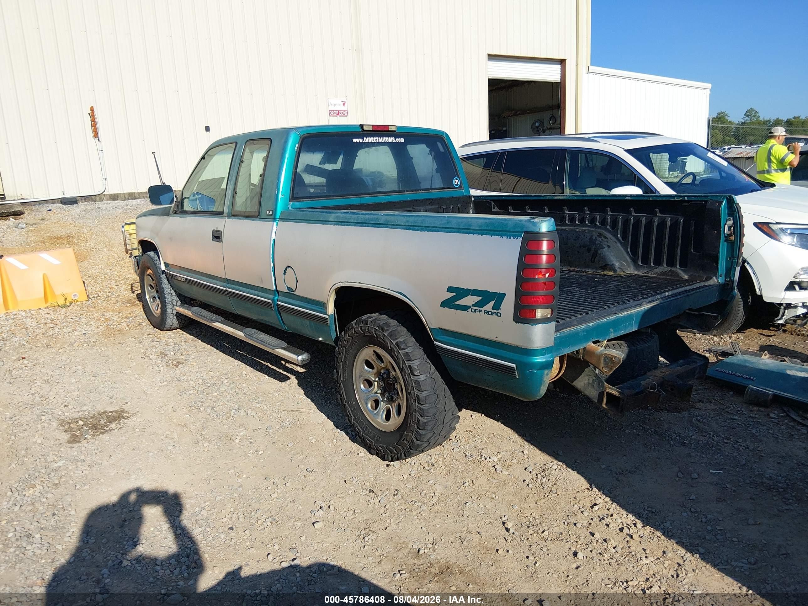 1991 Gmc Sierra C1500 Green vin: 1GTDC14Z5MZ537505