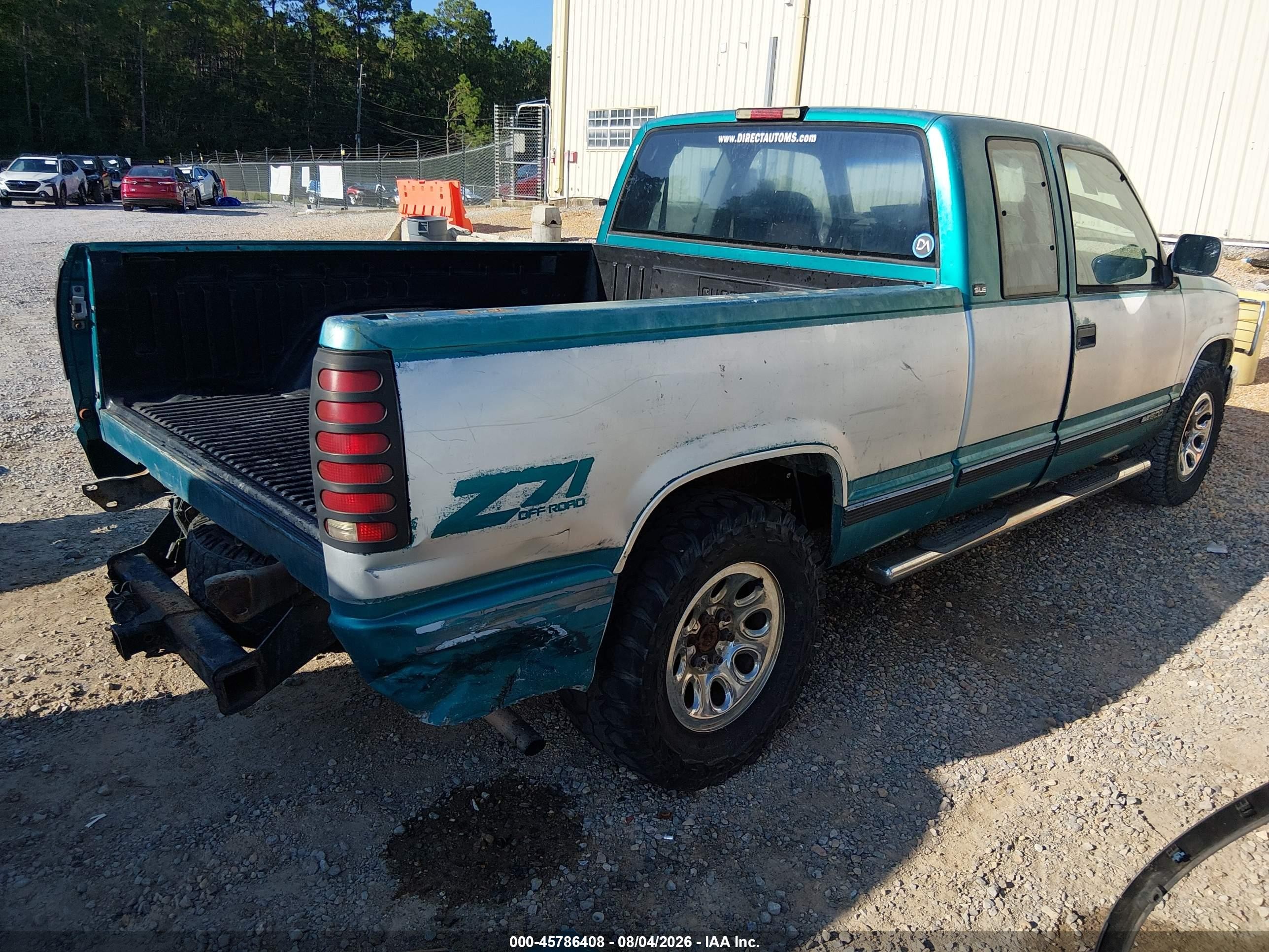 1991 Gmc Sierra C1500 Green vin: 1GTDC14Z5MZ537505