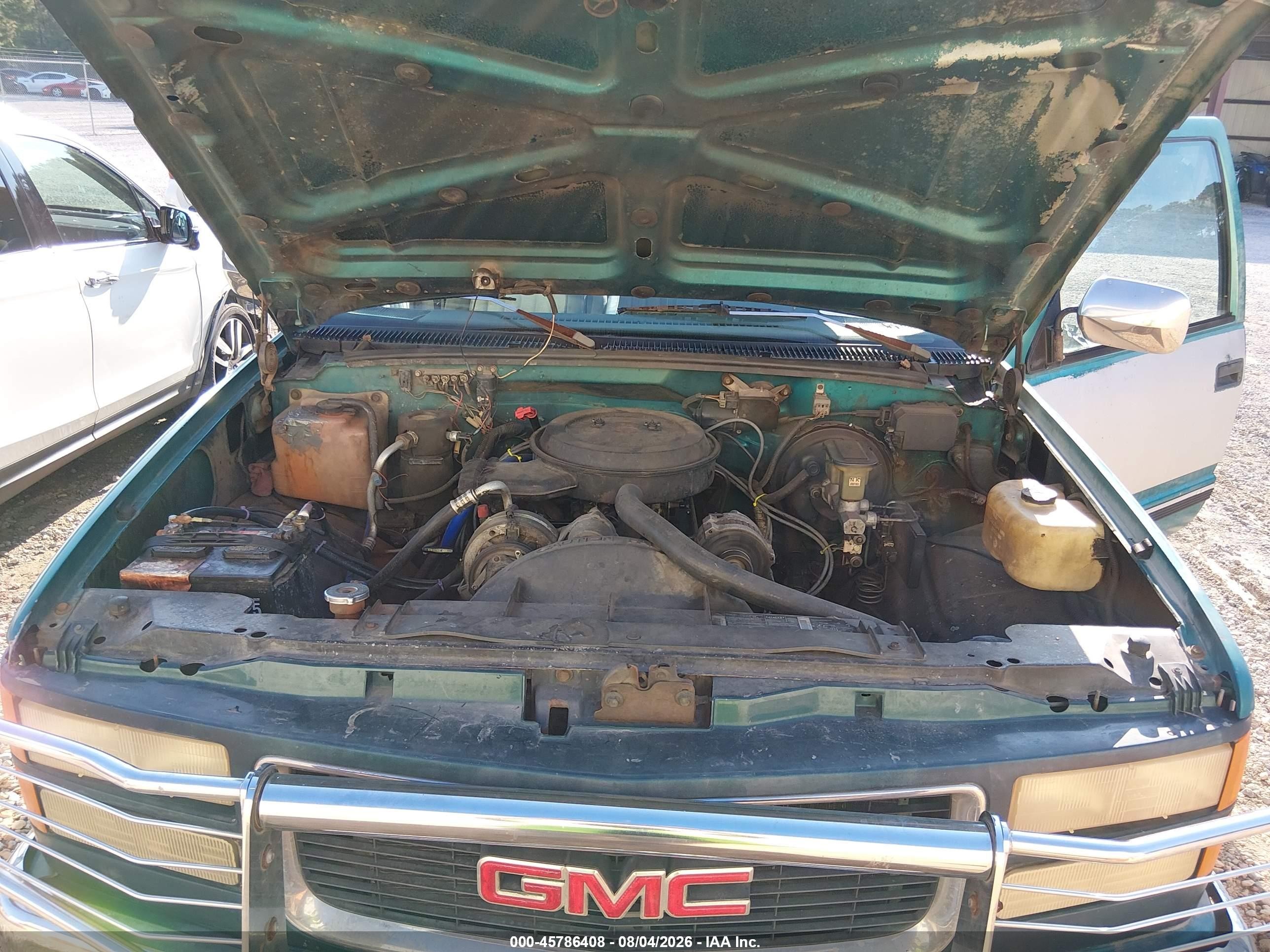 1991 Gmc Sierra C1500 Green vin: 1GTDC14Z5MZ537505