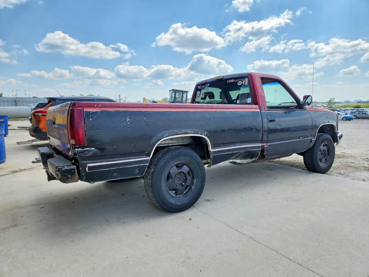 1990 Gmc Sierra K1500 Black vin: 1GTDK14K01Z507140