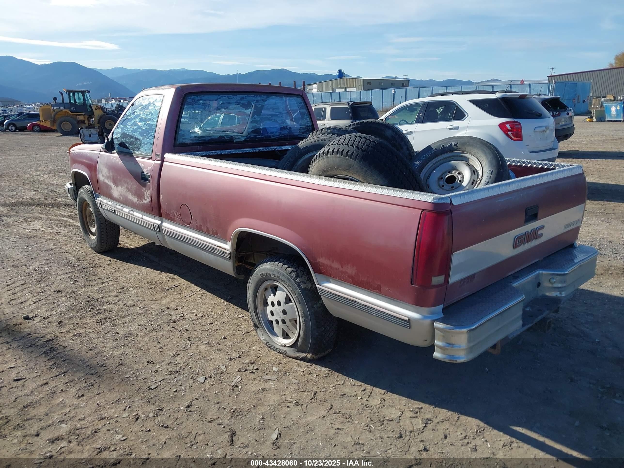 1988 Gmc Gmt-400 K1500 Red vin: 1GTDK14K3JE505547