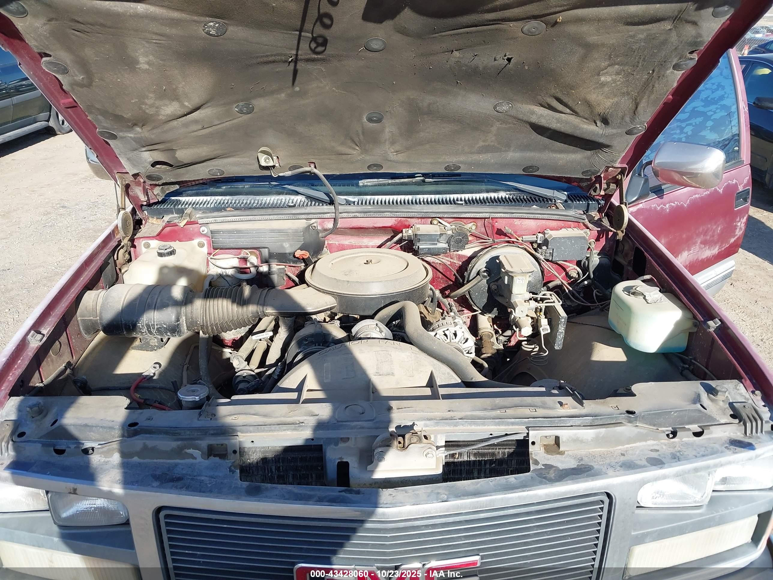 1988 Gmc Gmt-400 K1500 Red vin: 1GTDK14K3JE505547